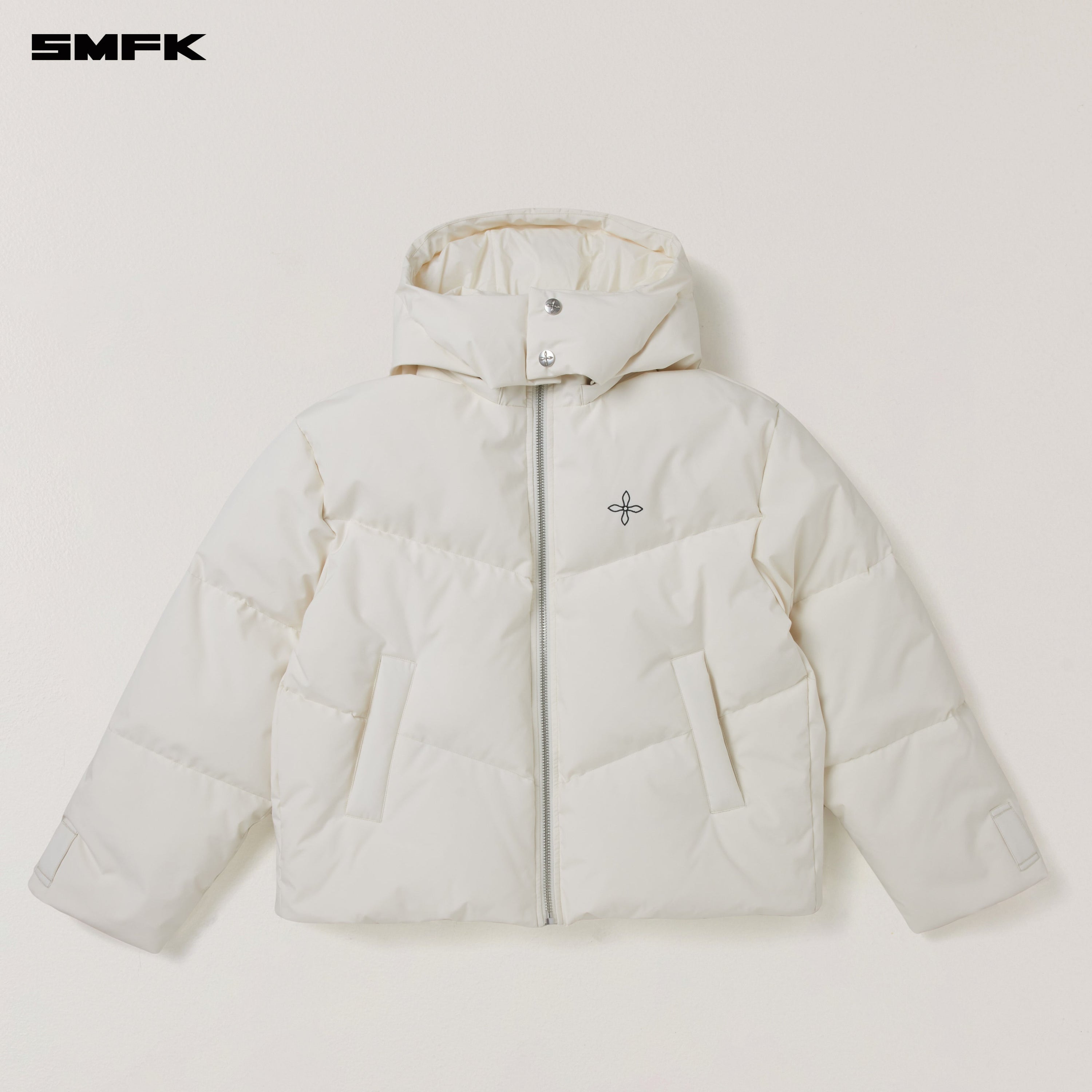 COMPASS MODE WASTELAND  HUNTING DOWN JACKET/LOOSE SNOW MOUNTAIN WHITE