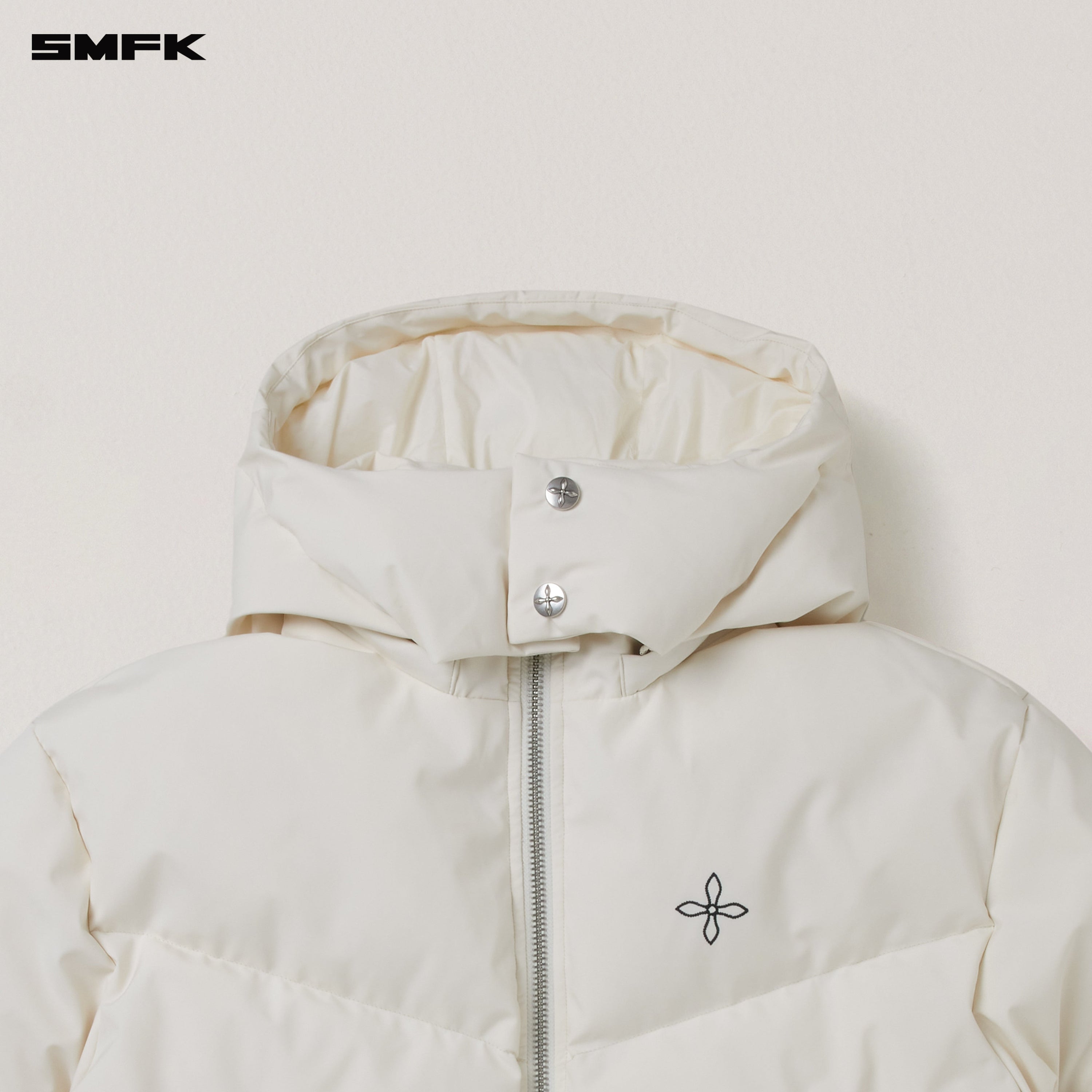 COMPASS MODE WASTELAND  HUNTING DOWN JACKET/LOOSE SNOW MOUNTAIN WHITE