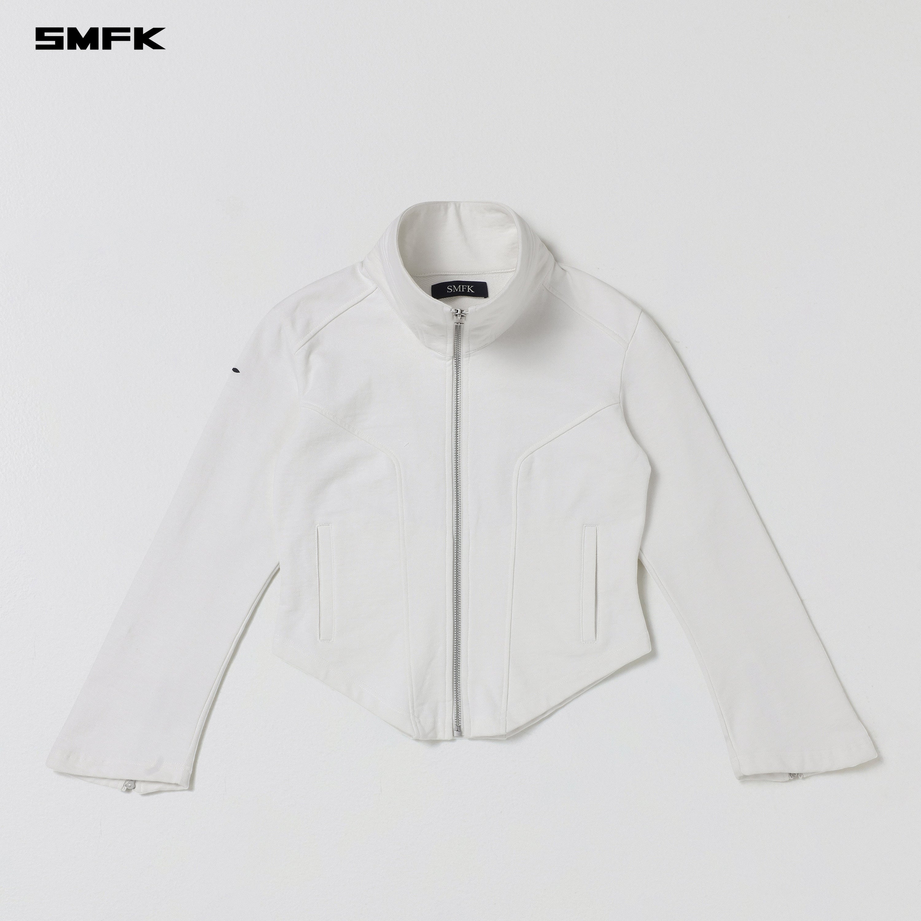 MYTH SLIENT JACKET /COTTON WOOL SILK CLOUD WHITE