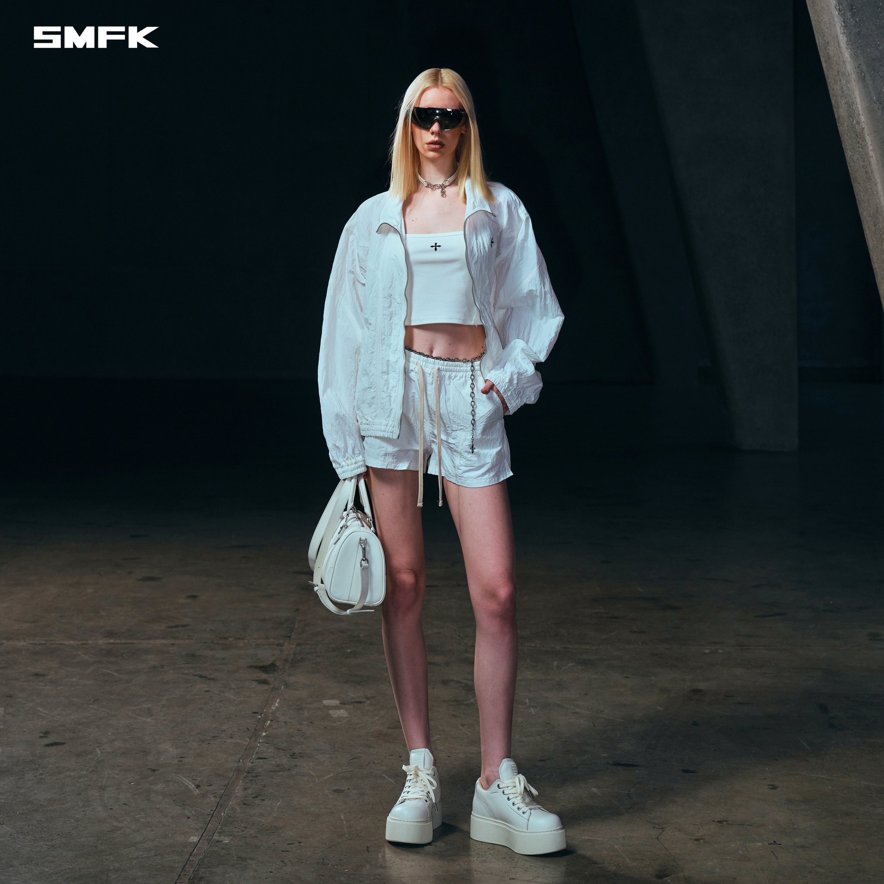 MIRAGE LOOSE HIKE JACKET/NYLON WP CLOUD WHITE