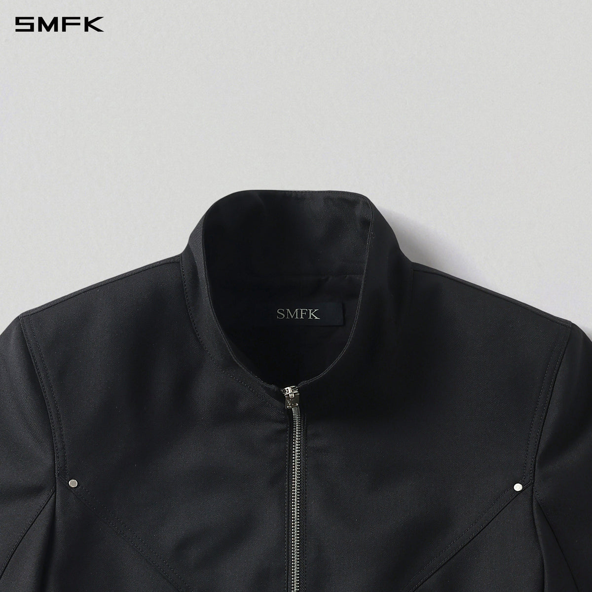 MIRAGE PRISM MIDNIGHT JACKET/WOOL + POLYESTER MIDNIGHT BLACK