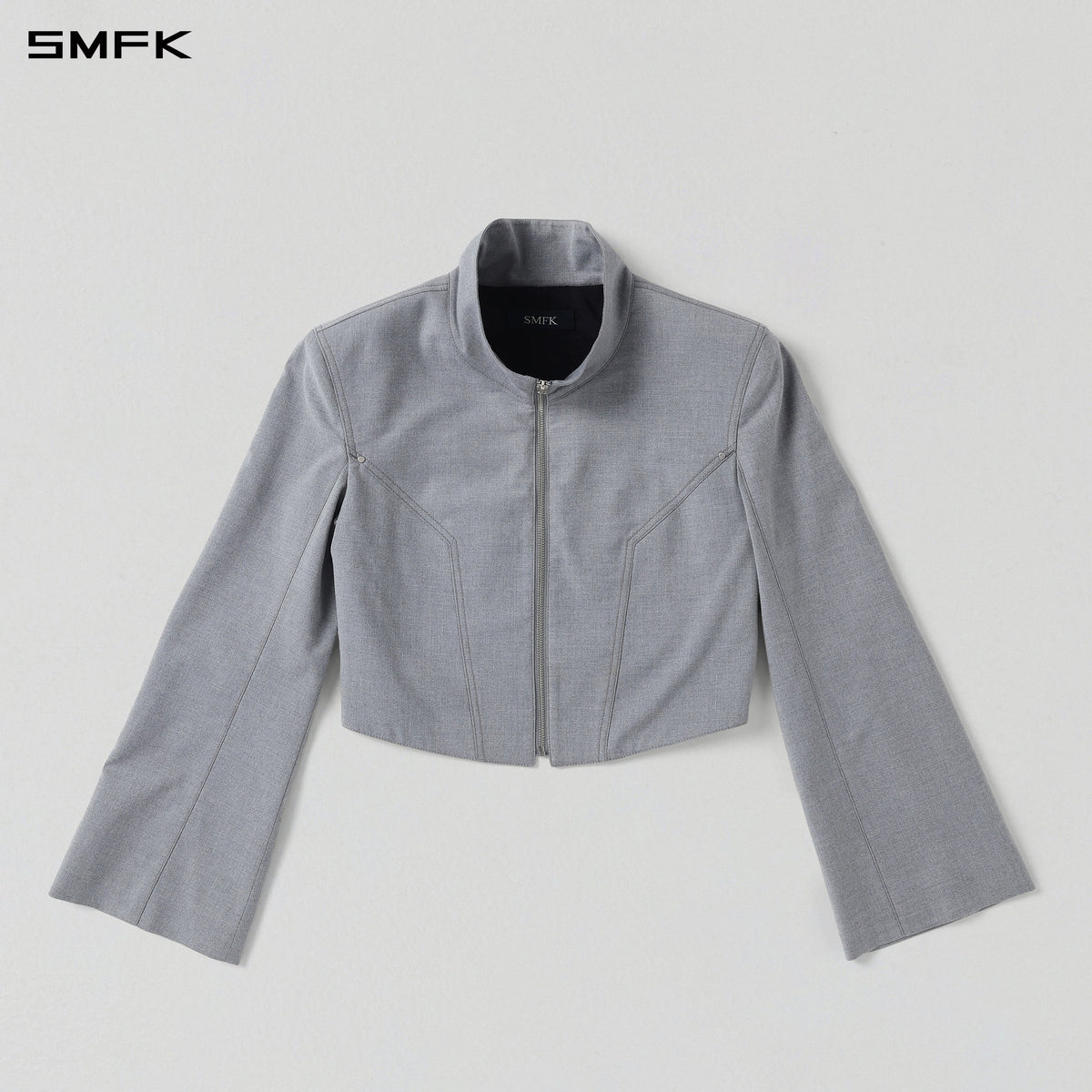 MIRAGE PRISM MIDNIGHT JACKET/POLYESTER+RAYON+LYOCELL GLACIER GREY