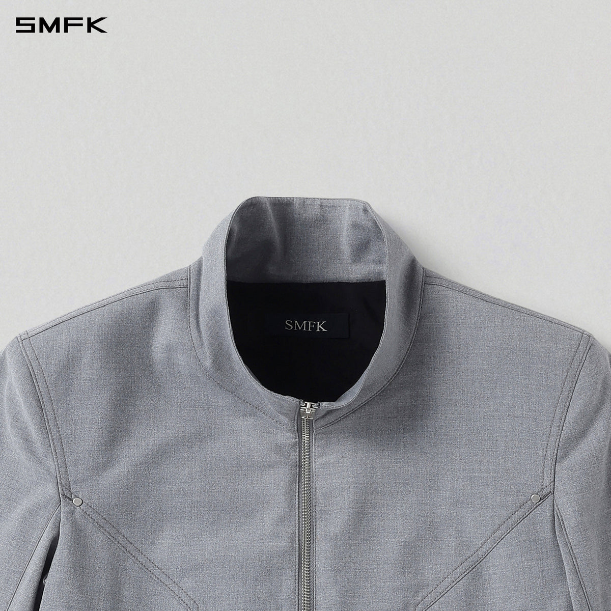 MIRAGE PRISM MIDNIGHT JACKET/POLYESTER+RAYON+LYOCELL GLACIER GREY