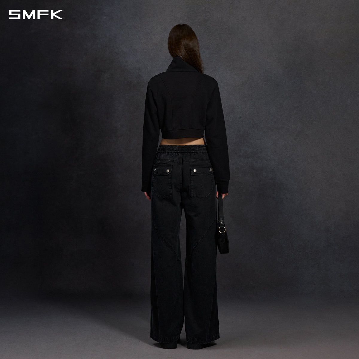 PERMANENT MODE SHORT SPORTS JACKET/COTTON WILD BLACK
