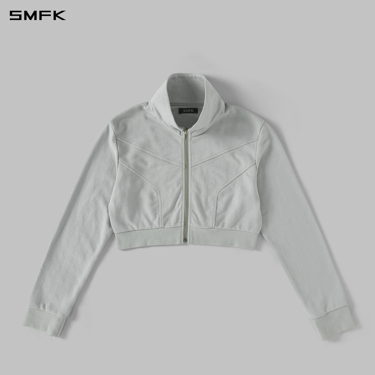 PERMANENT MODE SHORT SPORTS JACKET/COTTON GLACIER GREY