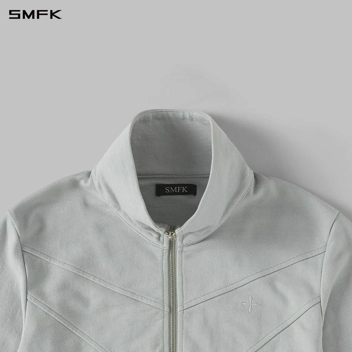 PERMANENT MODE SHORT SPORTS JACKET/COTTON GLACIER GREY