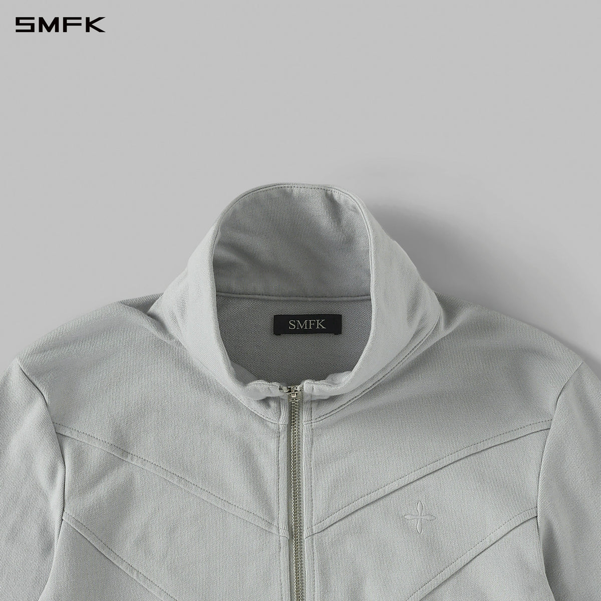 PERMANENT MODE SLIM SPORTS JACKET/COTTON GLACIER GREY