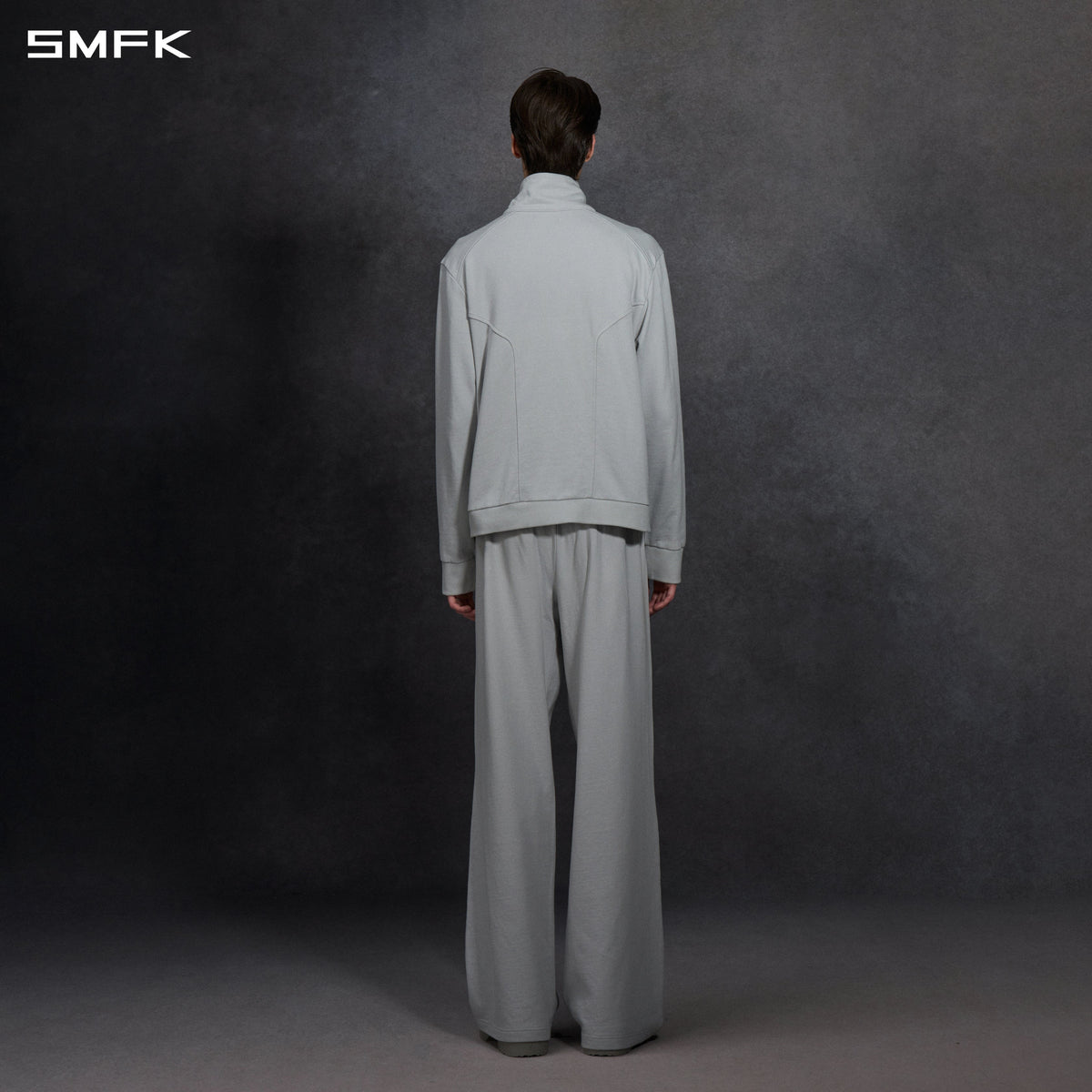 PERMANENT MODE LOOSE SPORTS JACKET/COTTON/U GLACIER GREY