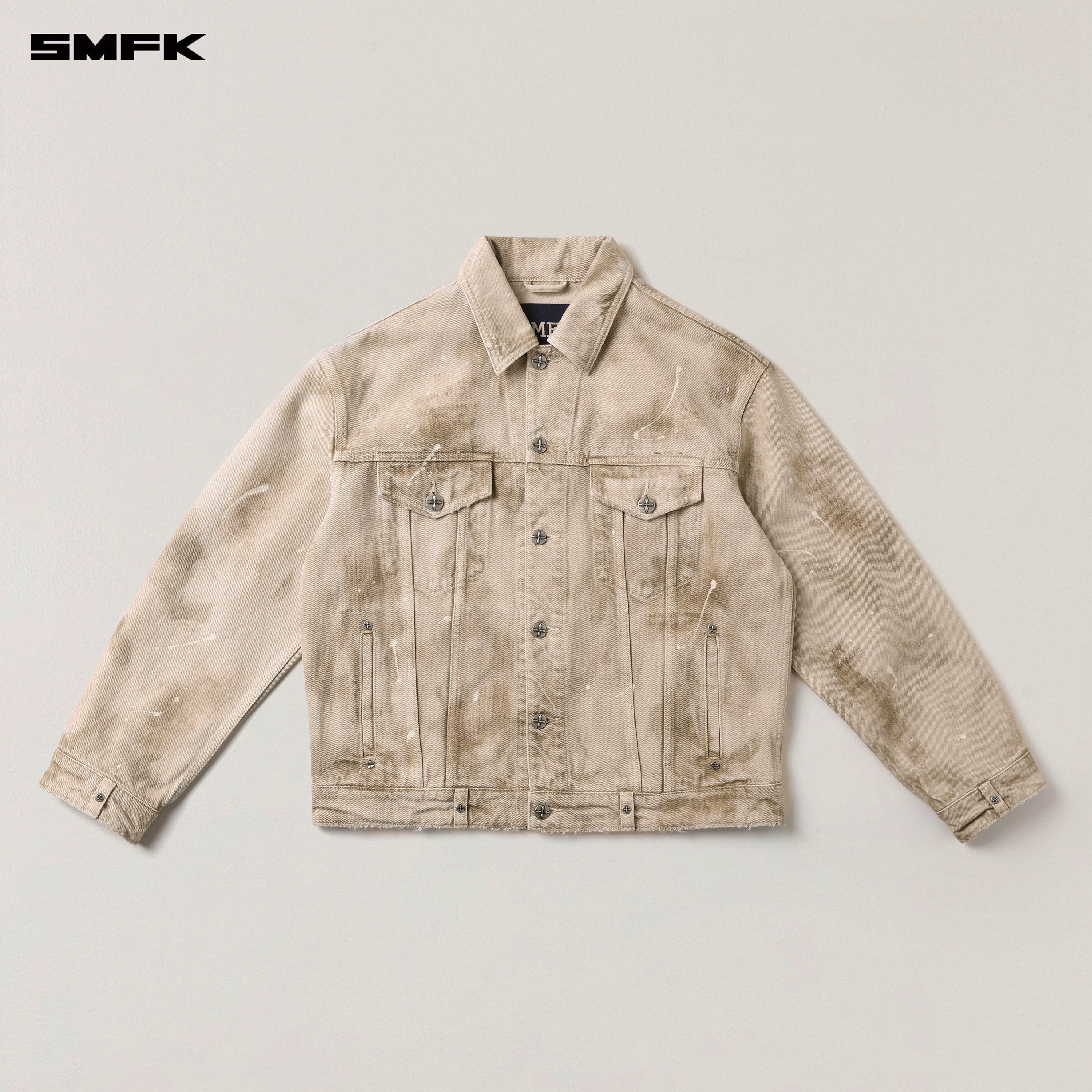RAGE WILD HUGE DENIM JACKET WILD BROWN