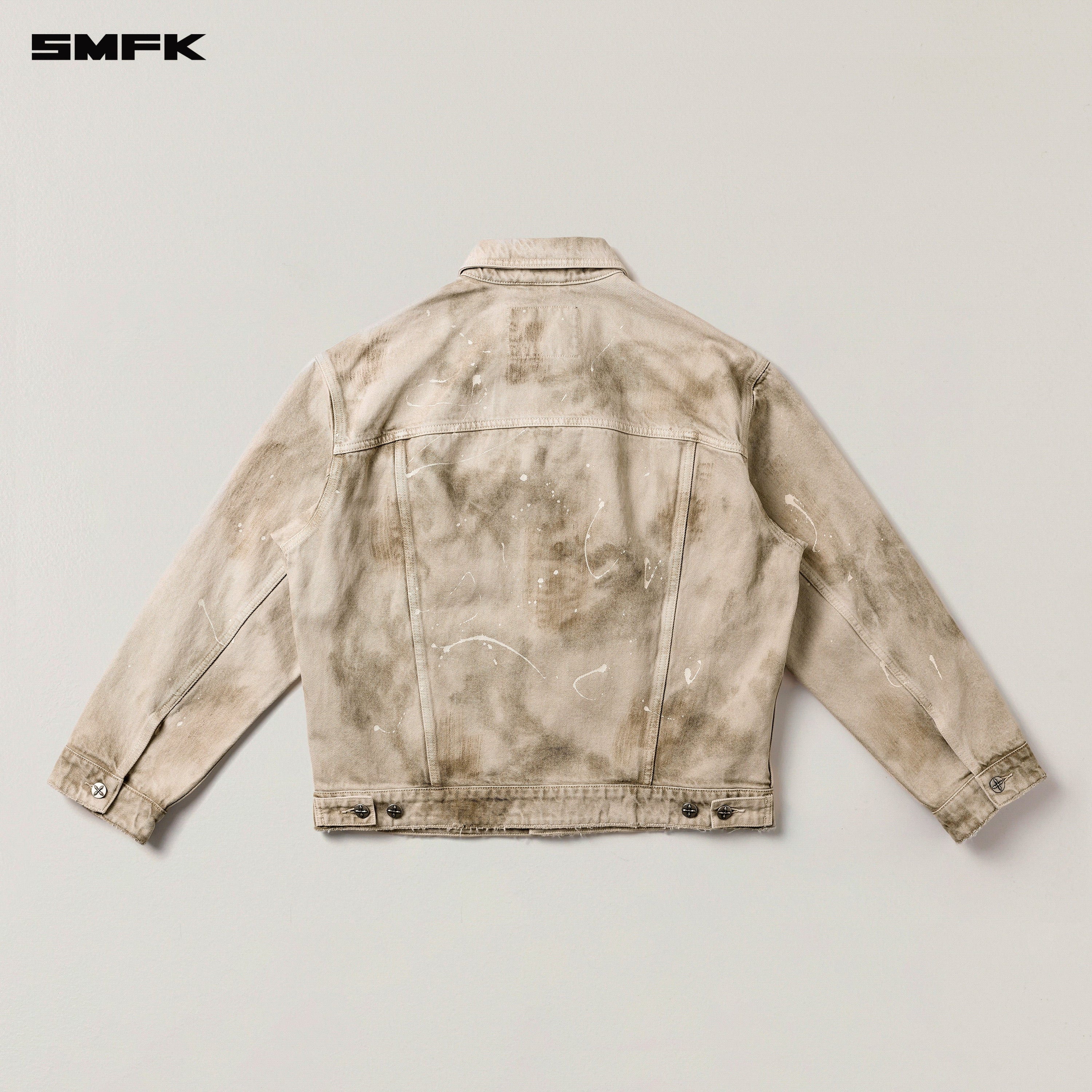 RAGE WILD HUGE DENIM JACKET WILD BROWN