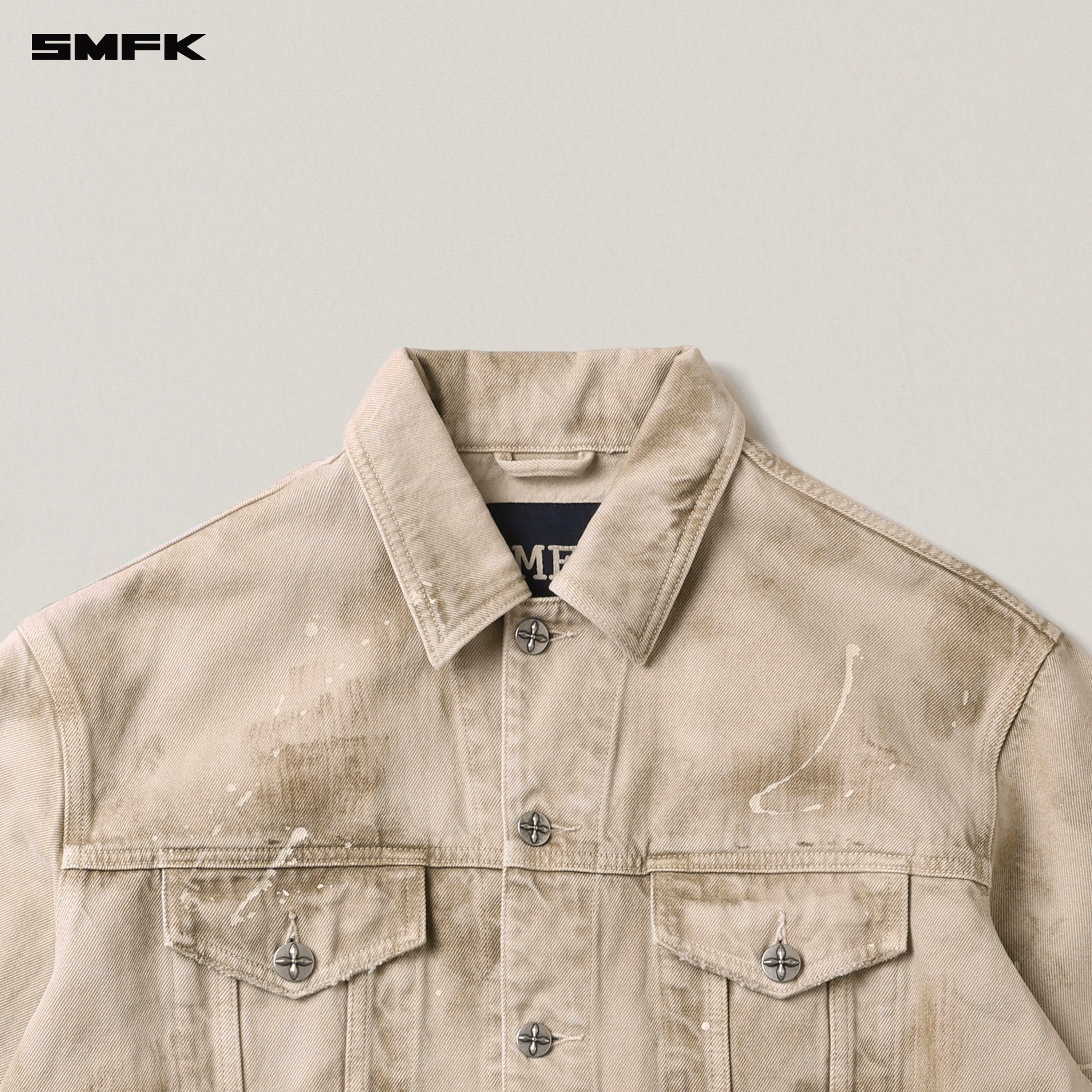 RAGE WILD HUGE DENIM JACKET WILD BROWN