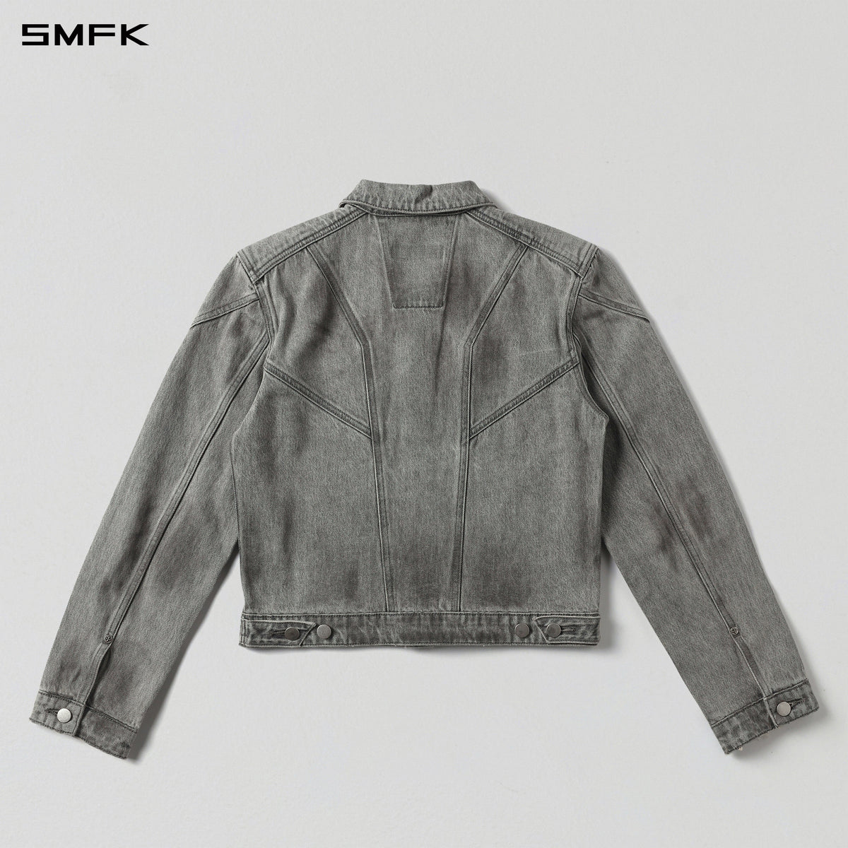 WILD MIRAGE SLIM DENIM JACKET/COTTON/W MIRAGE GREY