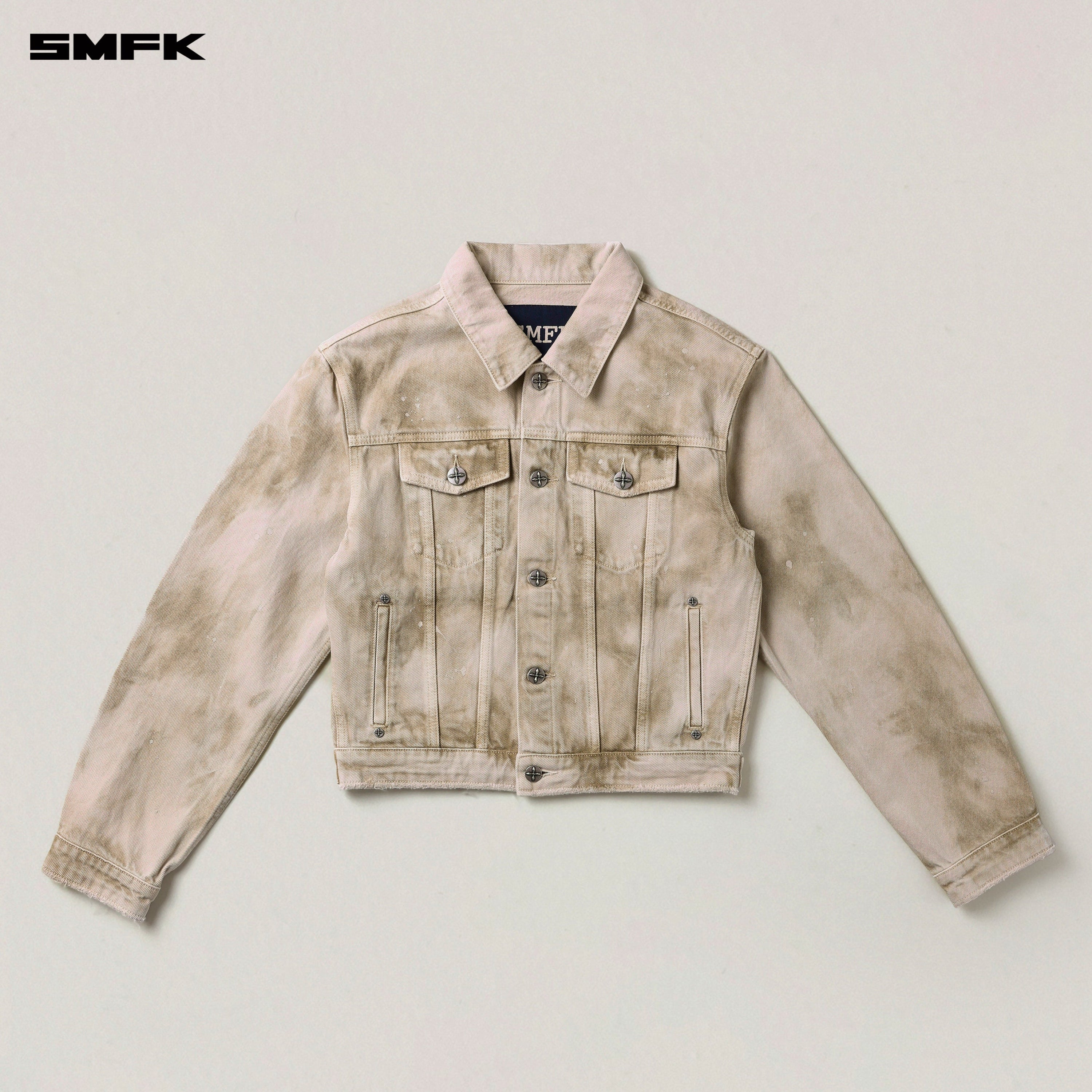 RAGE WILD DENIM JACKET (HANDCRAFTED) WILD BROWN
