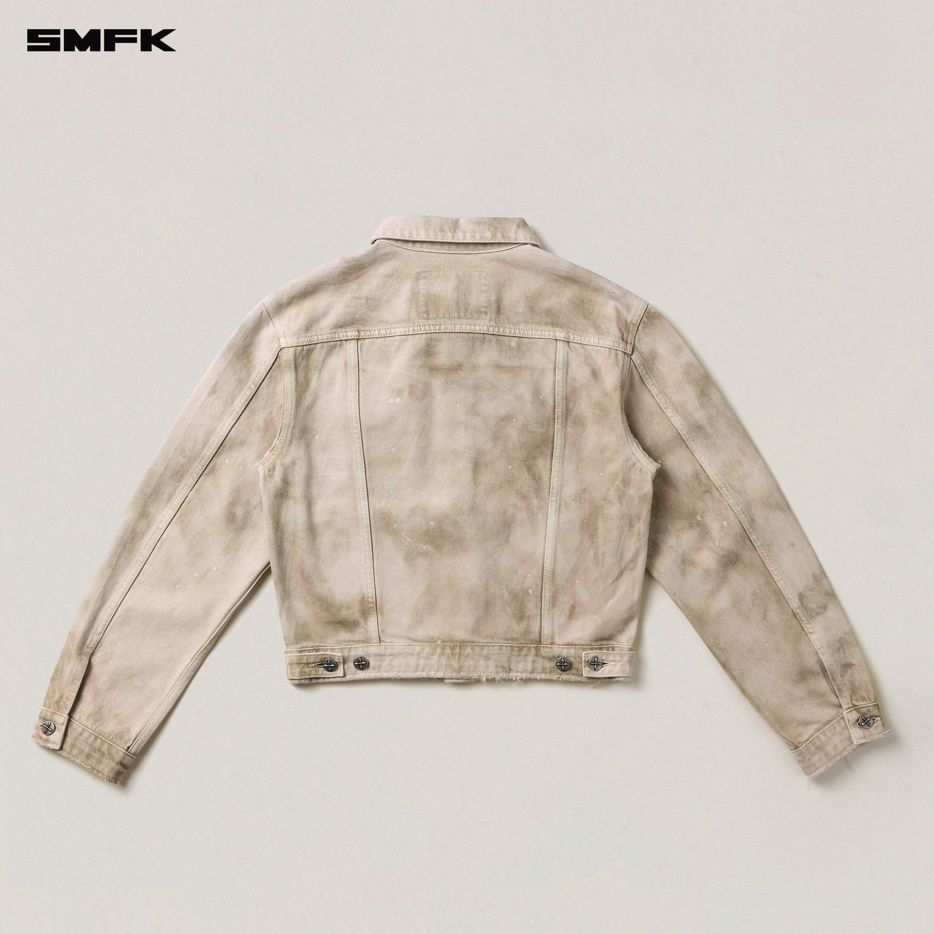 RAGE WILD DENIM JACKET (HANDCRAFTED) WILD BROWN
