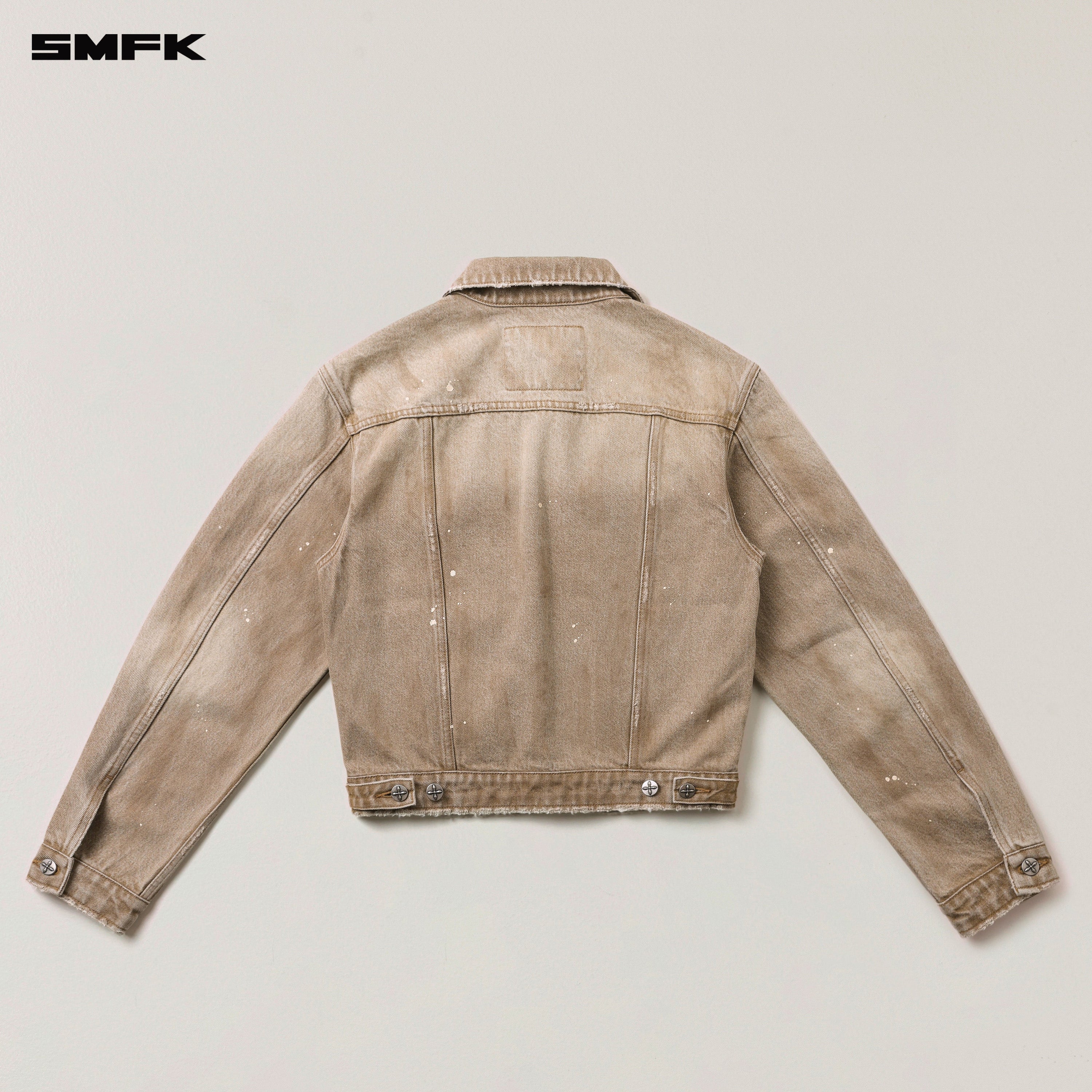 RAGE WILD HANDCRAFT DENIM JACKET WILD COWBOY BROWN