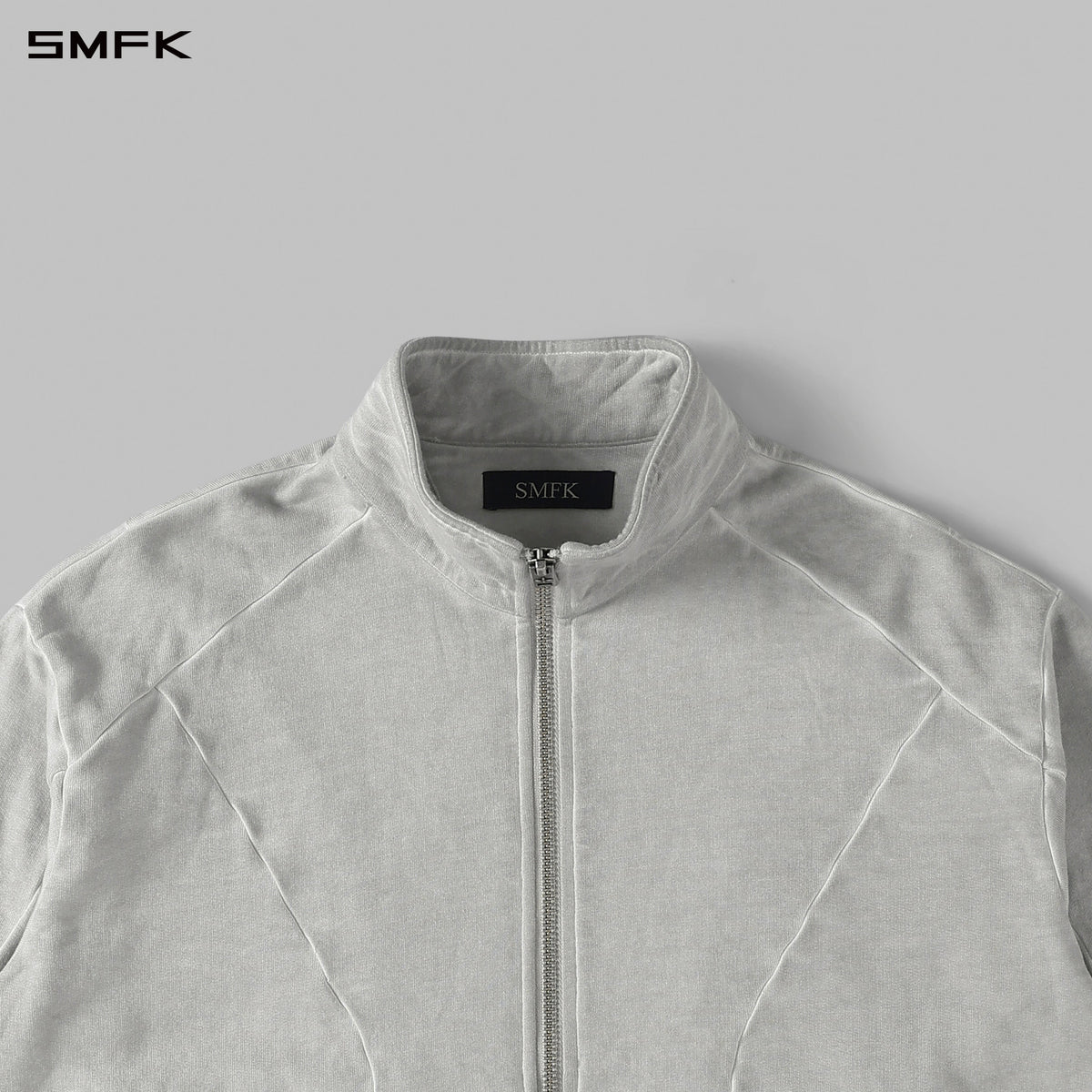 MYTH AEOLUS EVOLVE MASSIVE COLLAR JACKET /COLD DYE/U CLOUD GREY