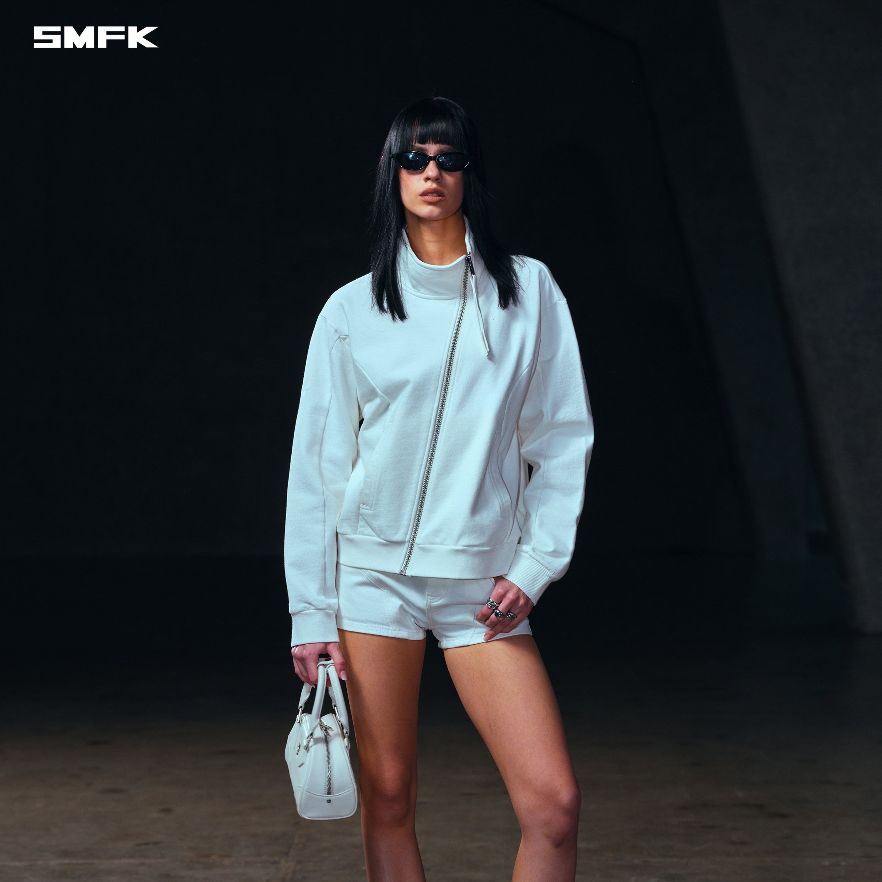 VINTAGE NOMADIC SPORTS JACKET/COTTON CLOUD WHITE