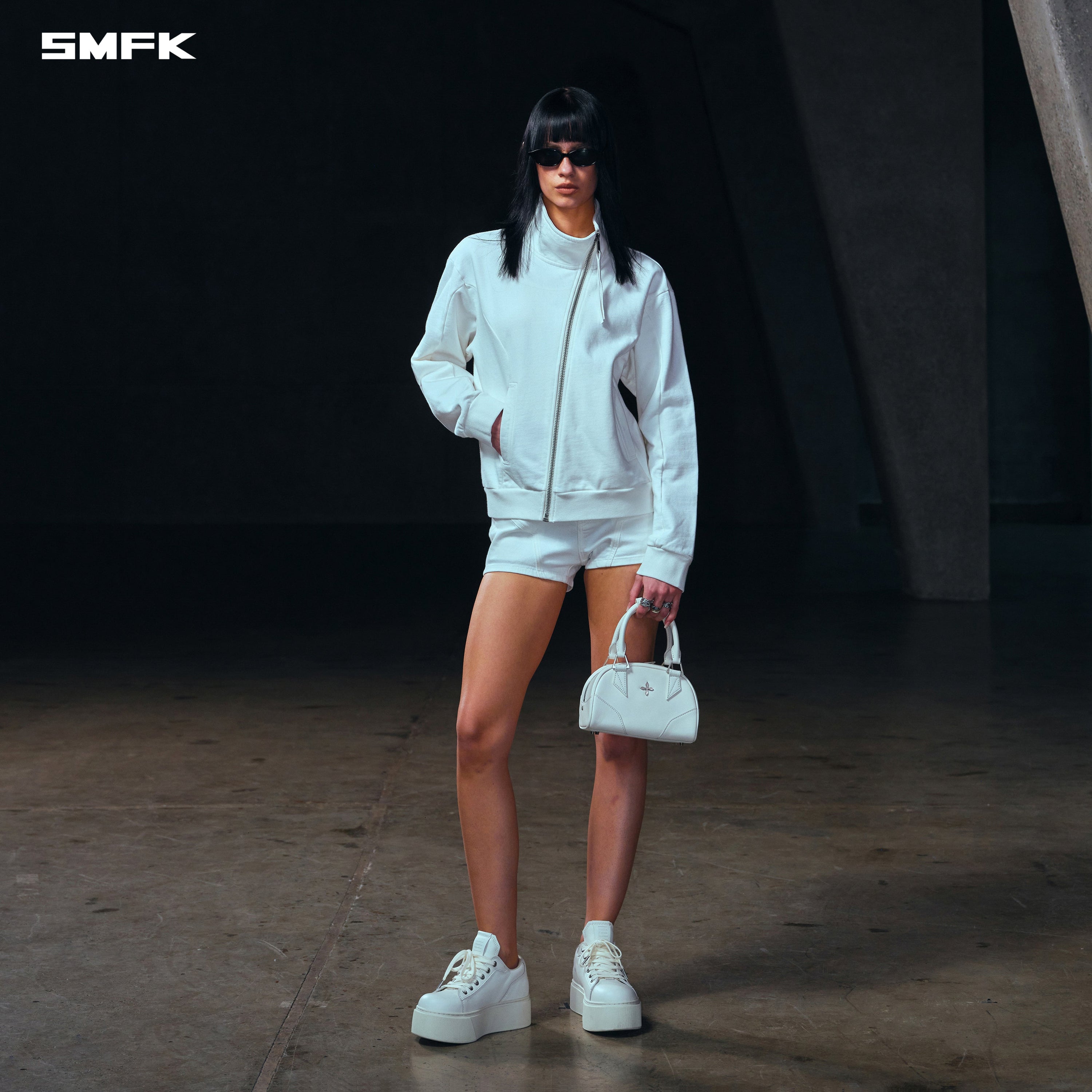 VINTAGE NOMADIC SPORTS JACKET/COTTON CLOUD WHITE