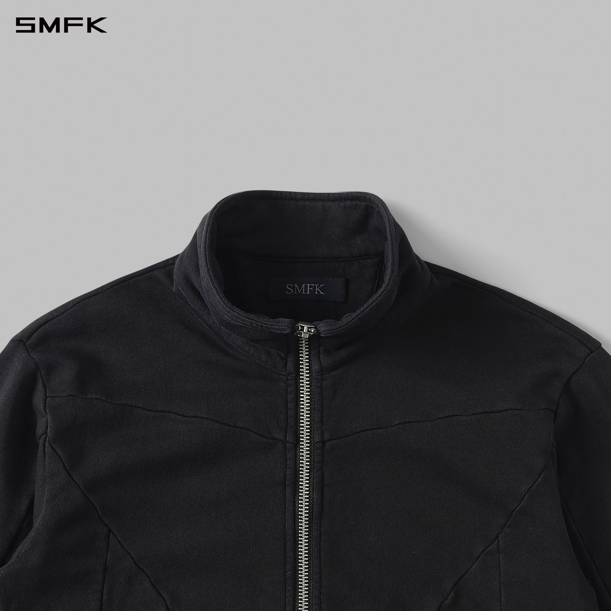 MYTH AEOLUS EVOLVE SLIM COLLAR JACKET /COLD DYE/U COLD DYE BLACK