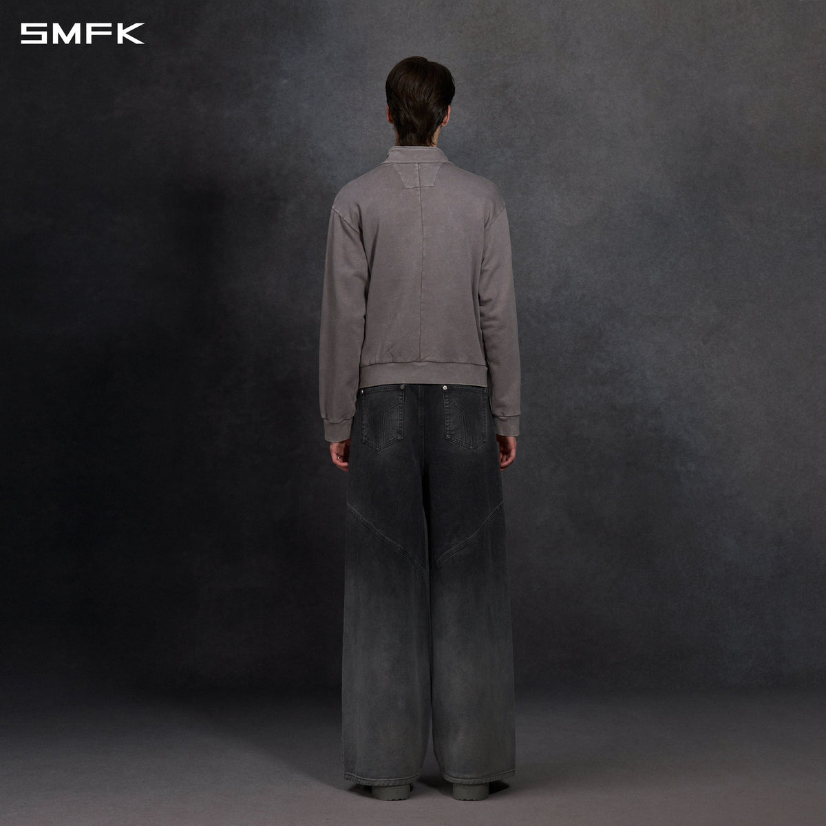 MYTH AEOLUS EVOLVE SLIM COLLAR JACKET /COLD DYE/U COLD DYE GREY