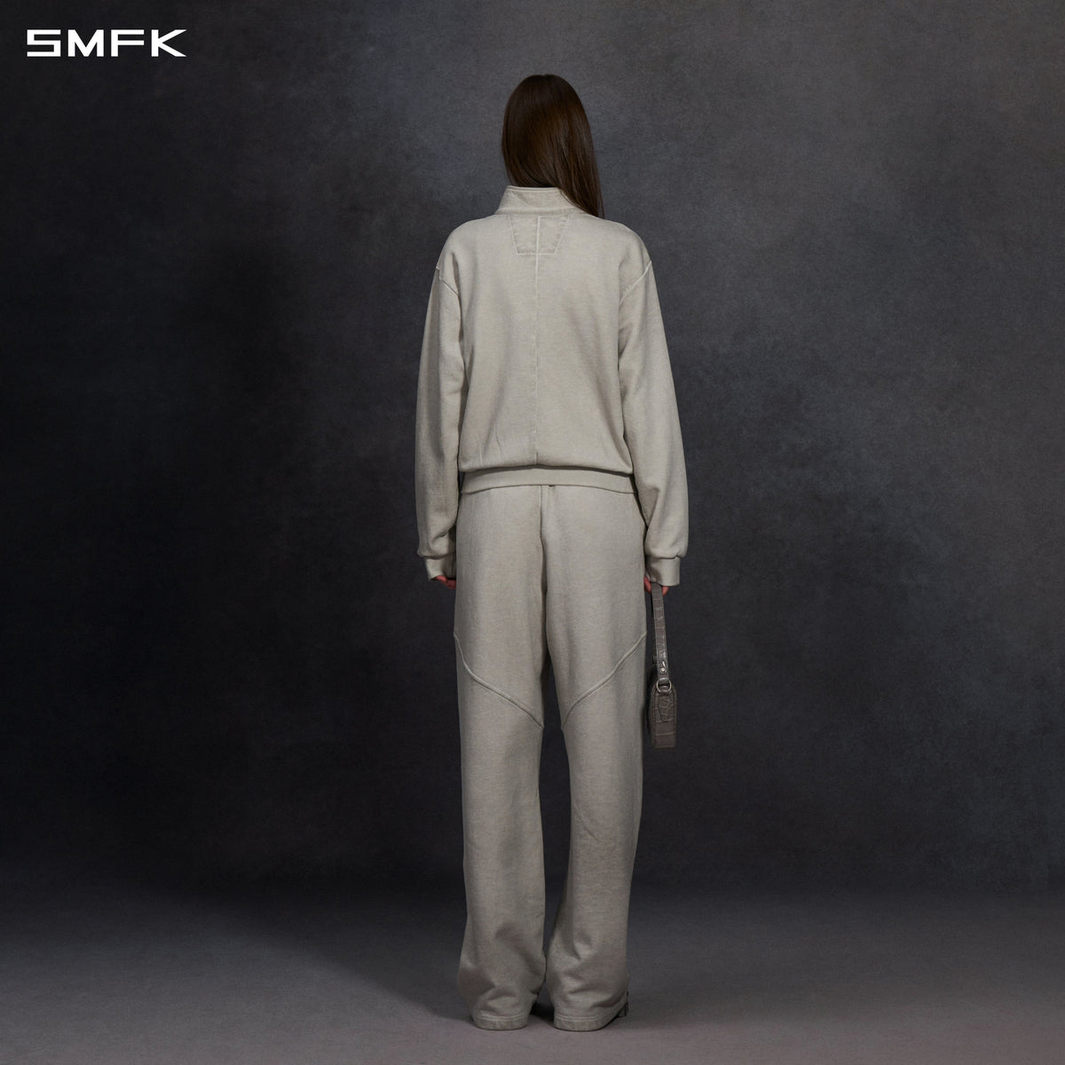 MYTH AEOLUS EVOLVE SLIM COLLAR JACKET /COLD DYE/U CLOUD GREY
