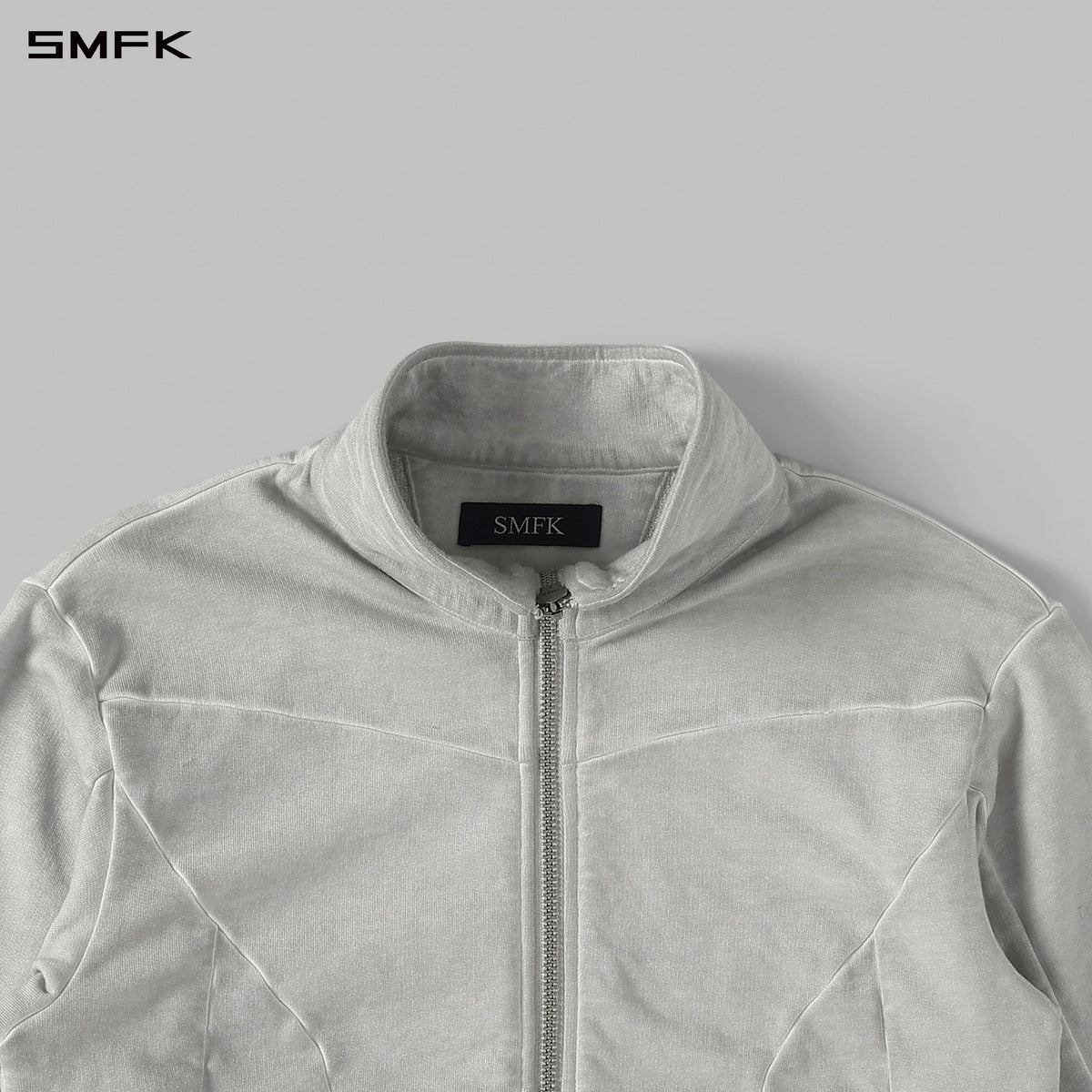MYTH AEOLUS EVOLVE SLIM COLLAR JACKET /COLD DYE/U CLOUD GREY