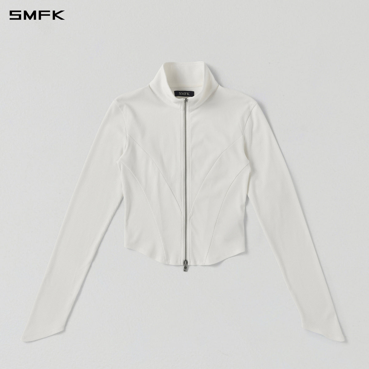 VINTAGE AEOLUS EVENING SLIM ZIP JACKET/SLIK+COTTON/W CLOUD WHITE