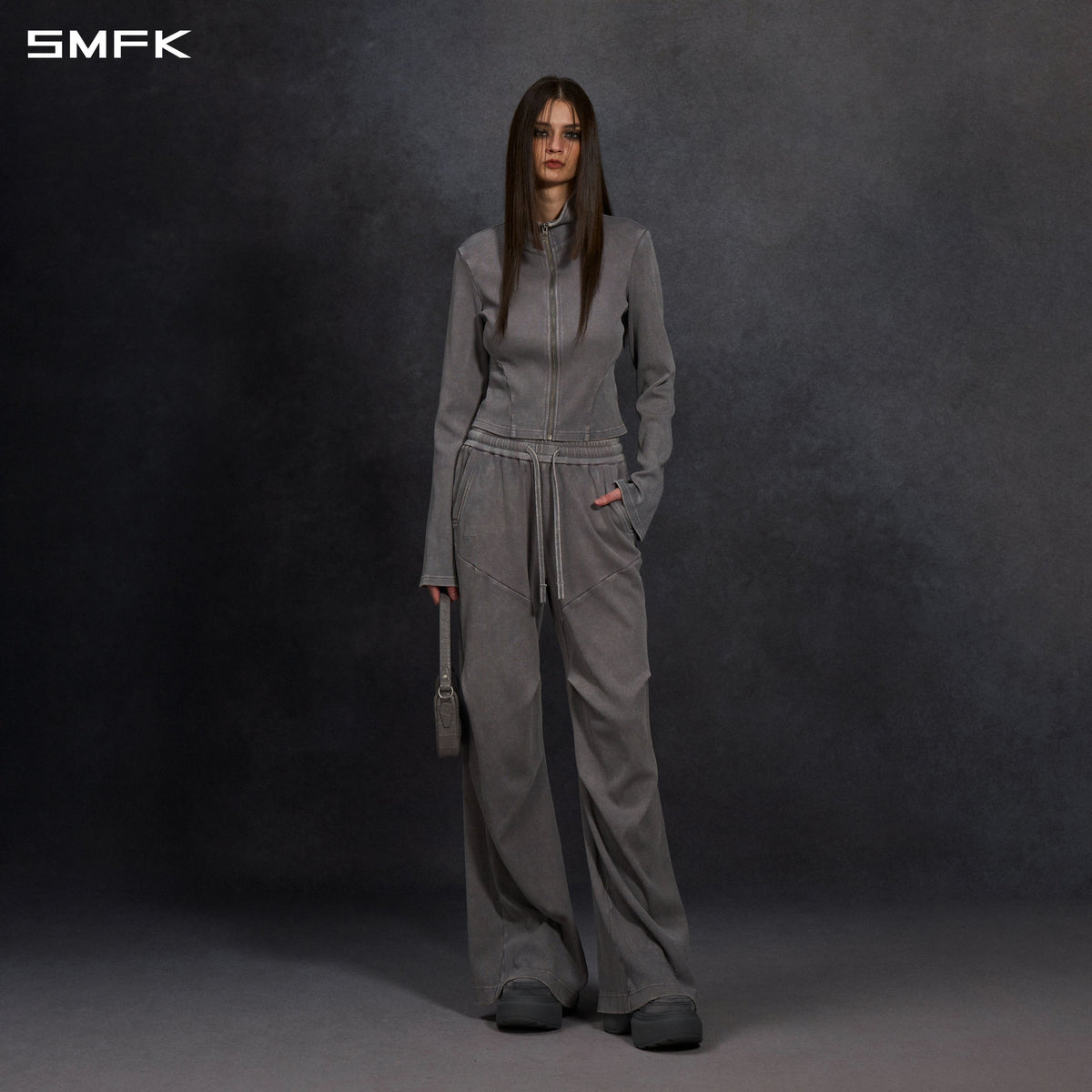 MYTH AEOLUS EVENING JACKET /COLD DYE/W COLD DYE GREY