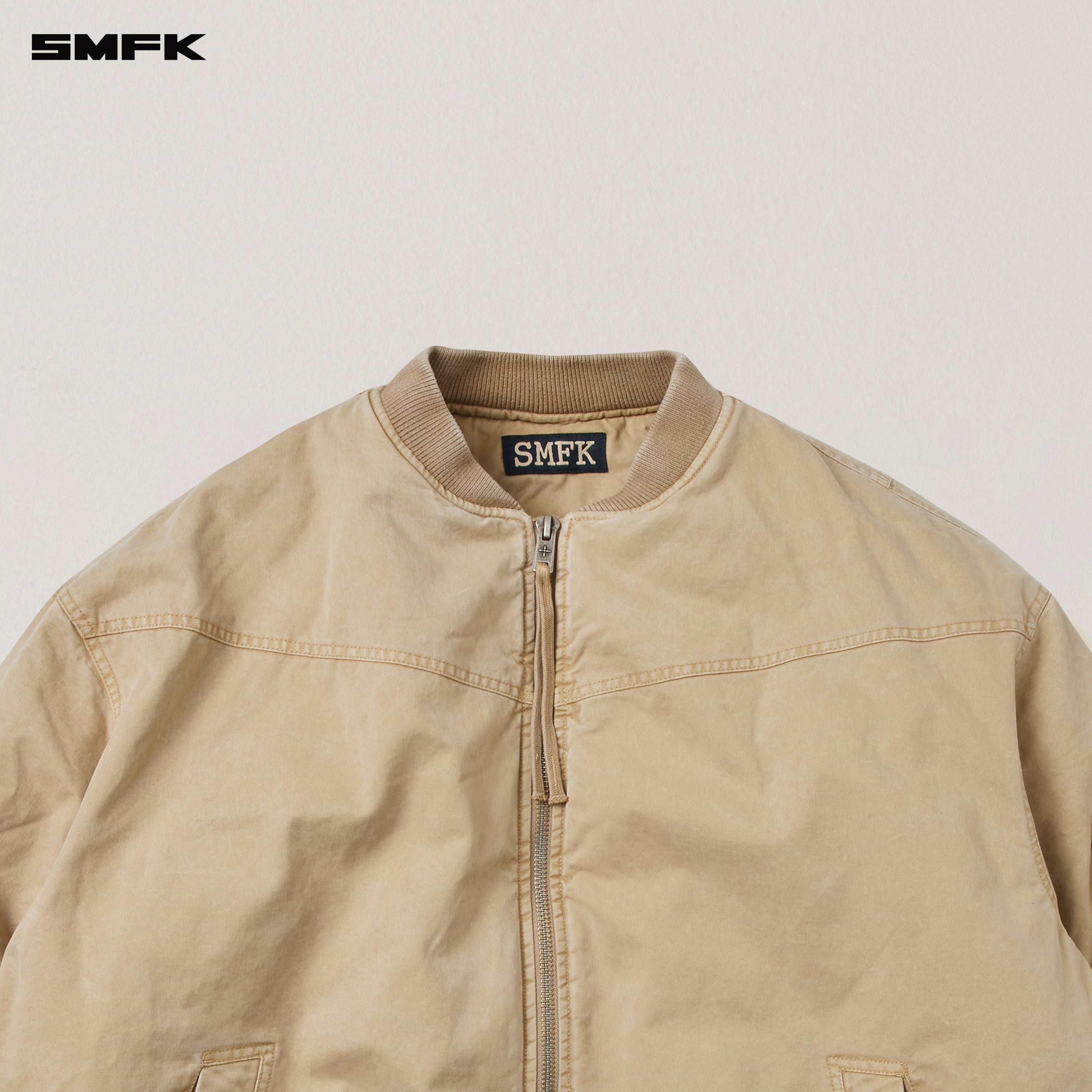 VINTAGE VANISH STORM DYE MASSIVE PILOT JACKET/STONE WASH VANISH SAND