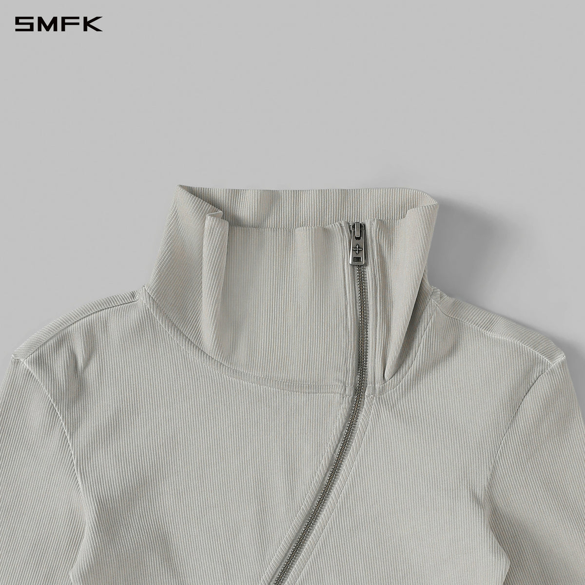 MYTH AEOLUS MUTATION COLLAR JACKET /COLD DYE/W CLOUD GREY