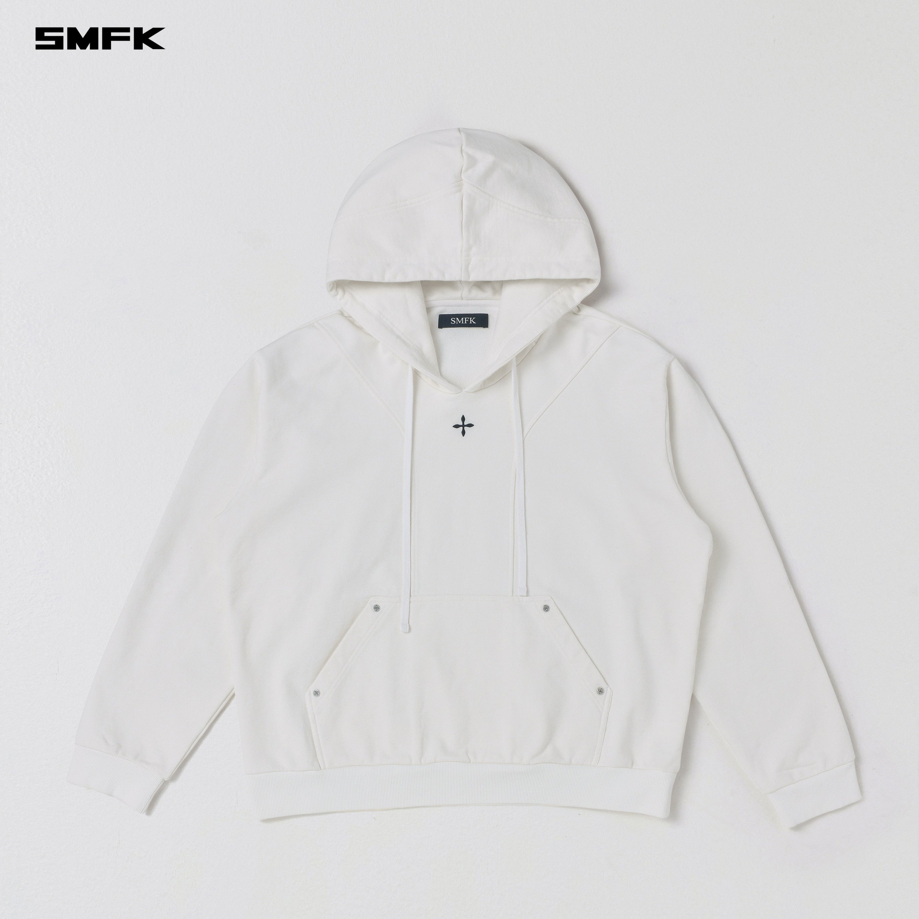 PERMANENT MUSE LOOSE HOODIE/COTTON CLOUD WHITE
