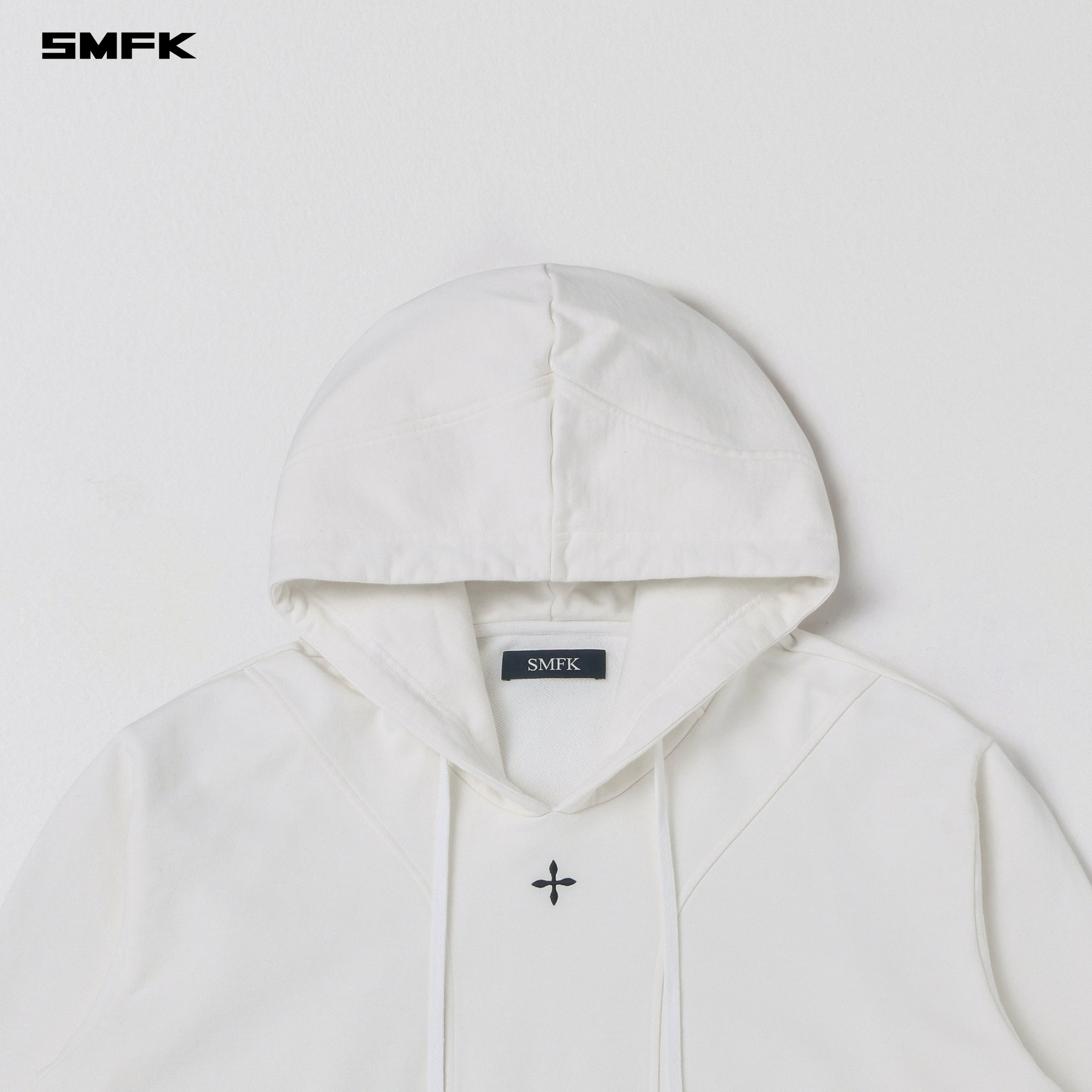 PERMANENT MUSE LOOSE HOODIE/COTTON CLOUD WHITE