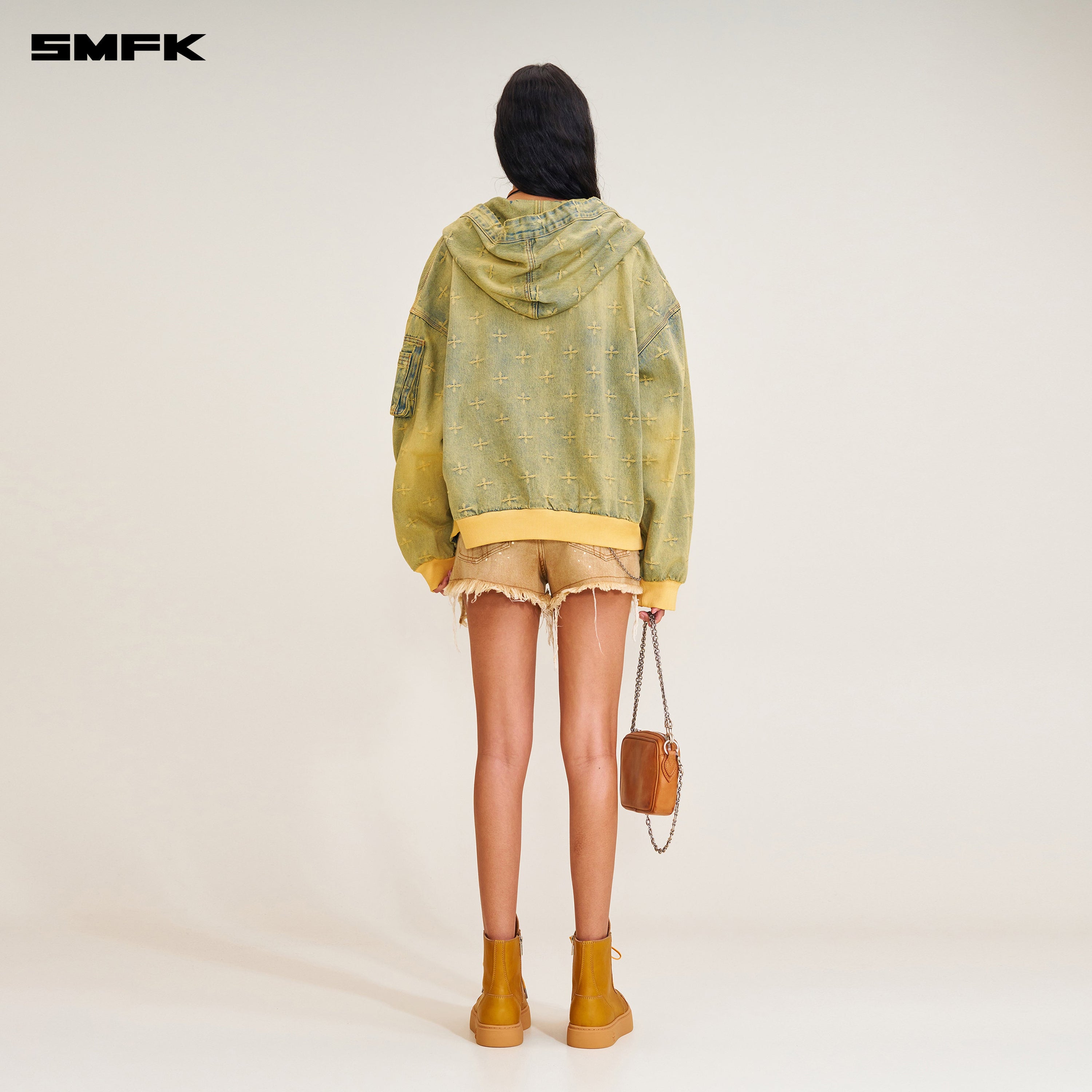 Ancient Myth Denim Oversized Hoodie Ancient Myth (Yellow)