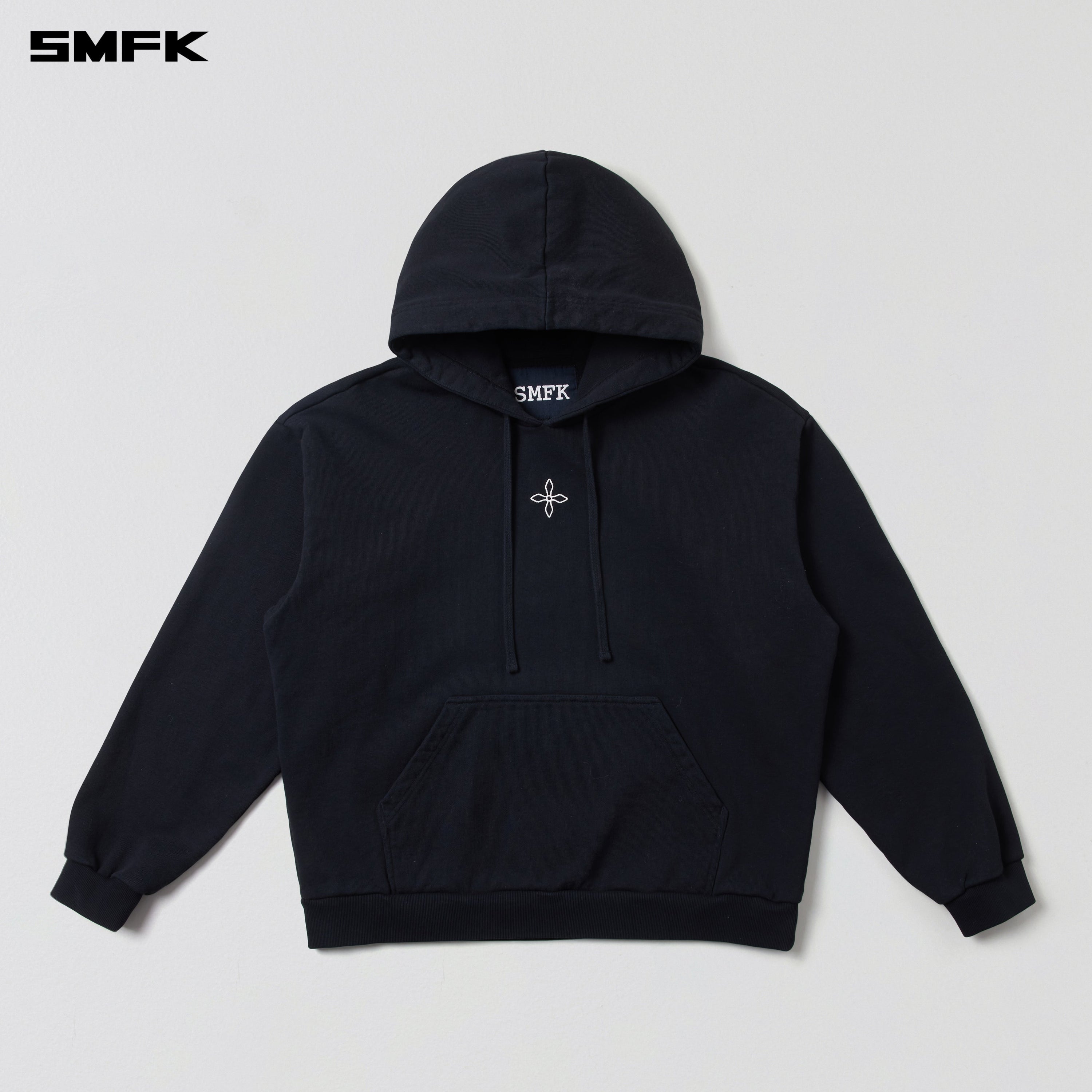 COMPASS MODE LOOSE HOODIE WILD BLACK