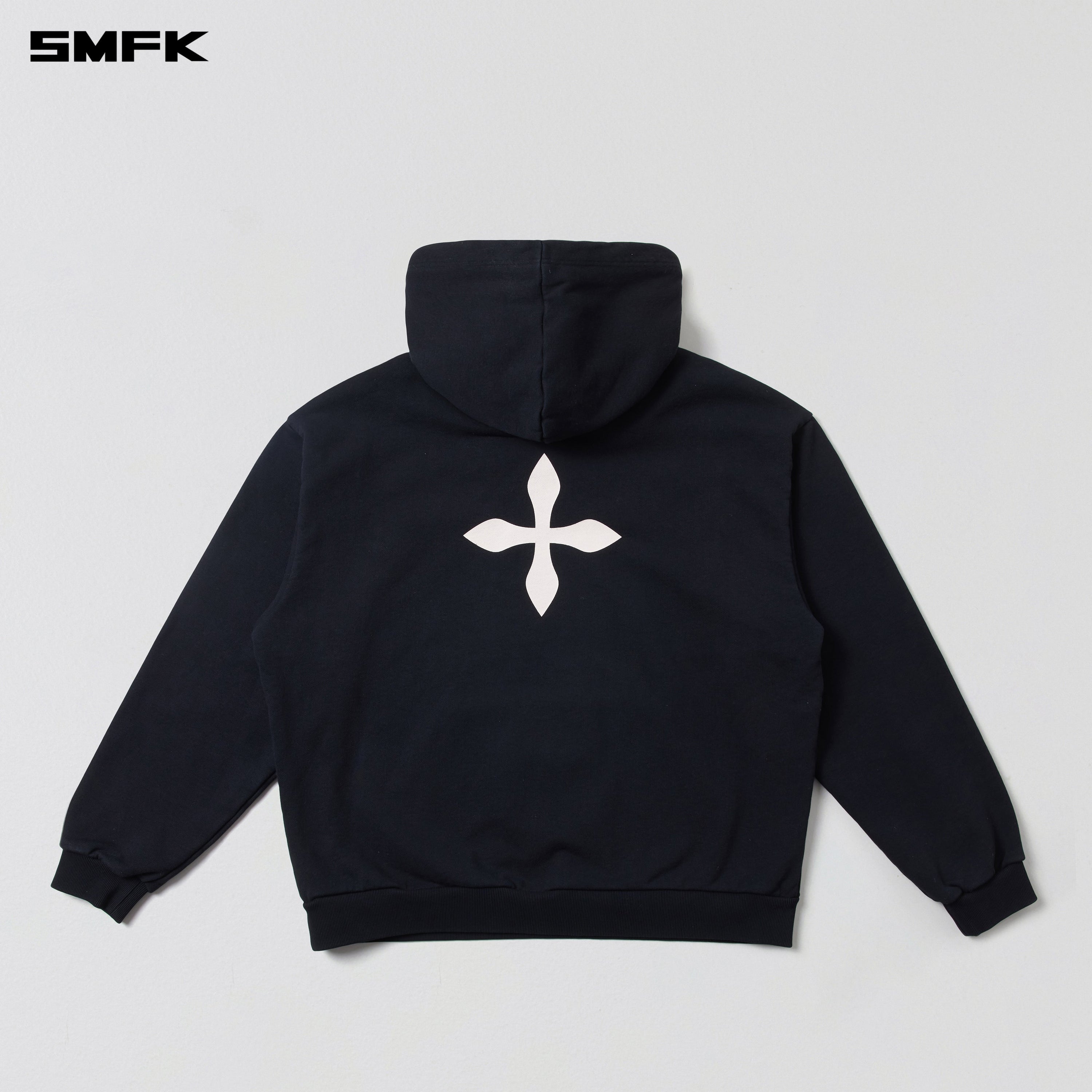 COMPASS MODE LOOSE HOODIE WILD BLACK