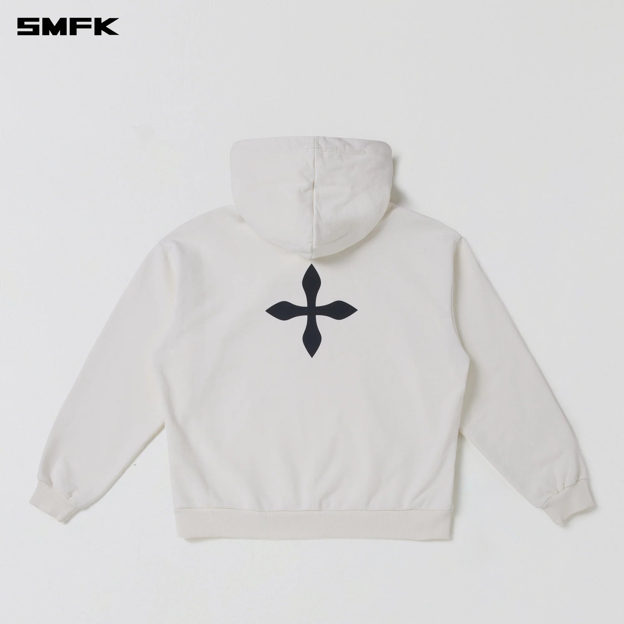 COMPASS MODE LOOSE HOODIE SNOW MOUNTAIN WHITE