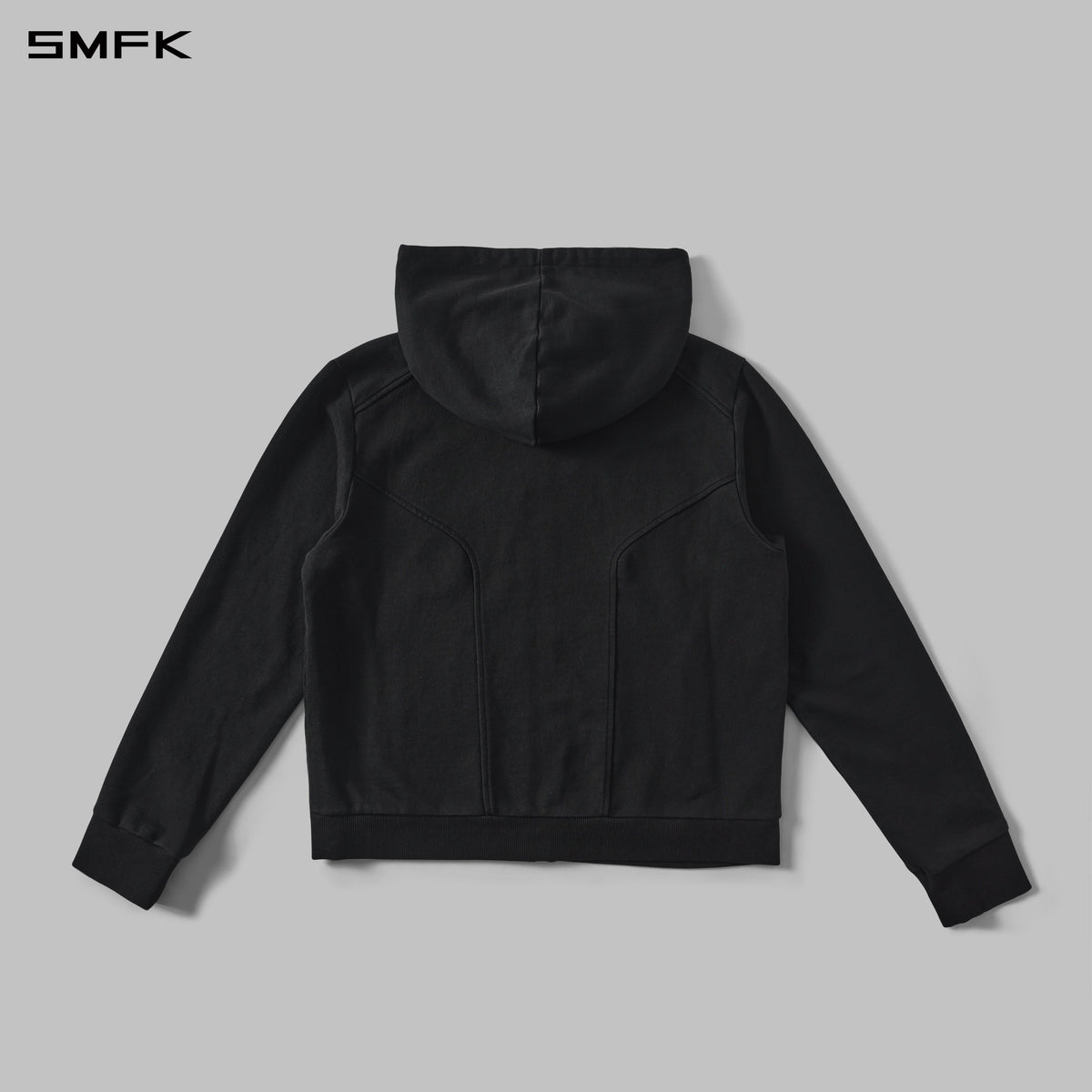 PERMANENT MODE LOOSE SPORTS HOODIE/COTTON/U WILD BLACK