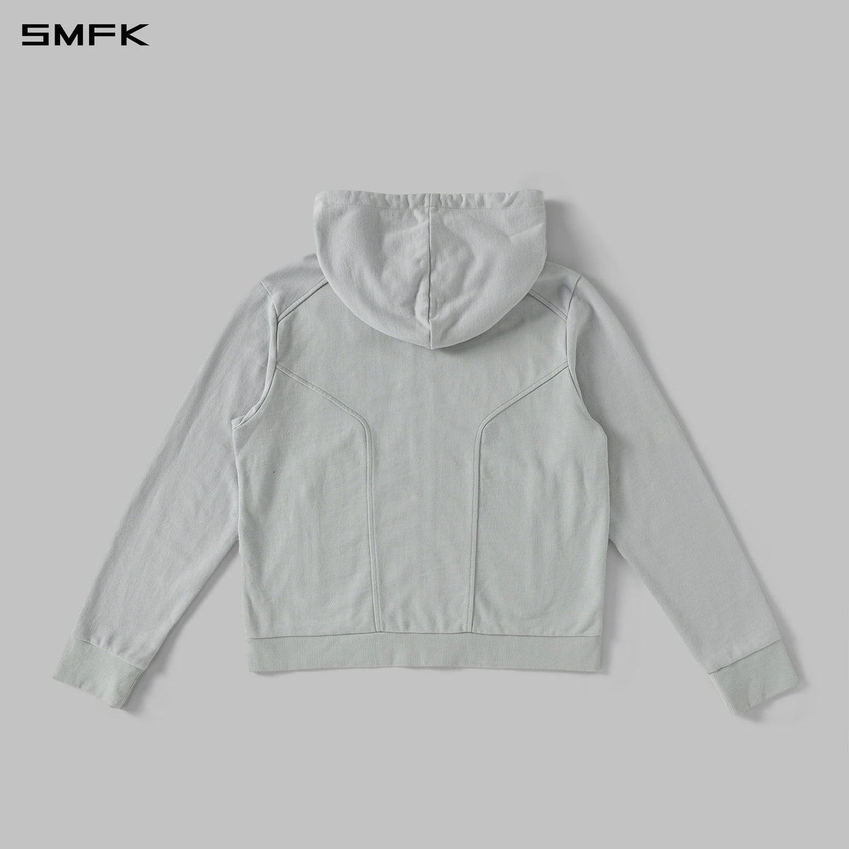 PERMANENT MODE LOOSE SPORTS HOODIE/COTTON/U GLACIER GREY