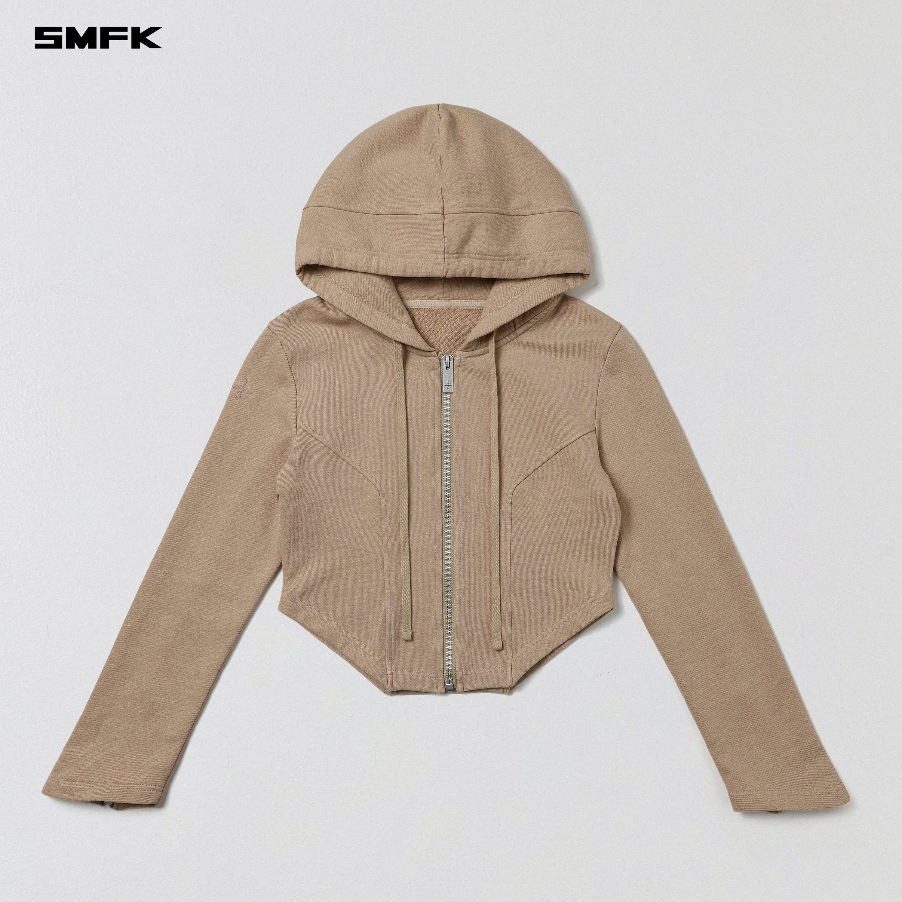 PERMANENT PRISM SLIM HOODIE/COTTON WOOL SILK FRESH SKIN