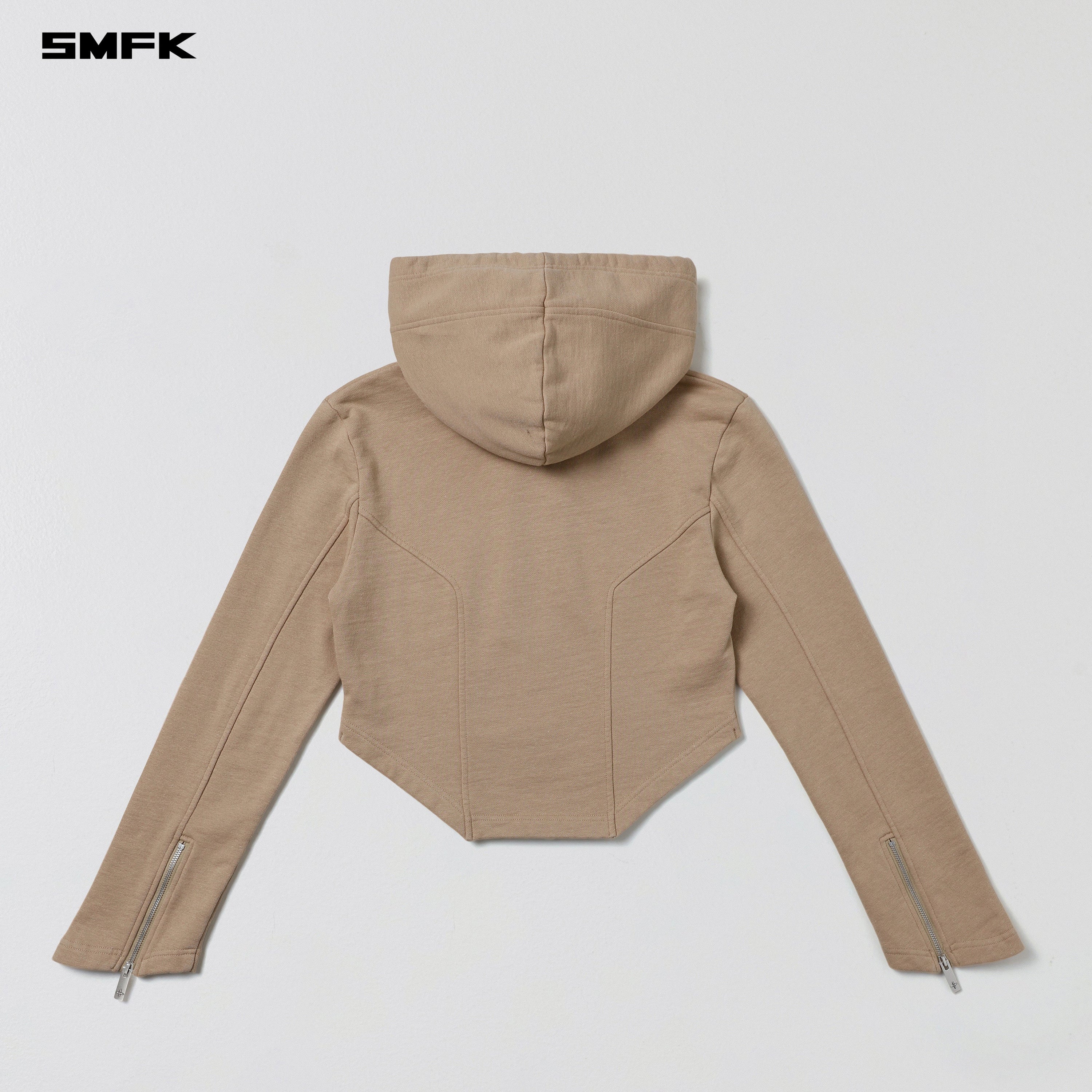 PERMANENT PRISM SLIM HOODIE/COTTON WOOL SILK FRESH SKIN