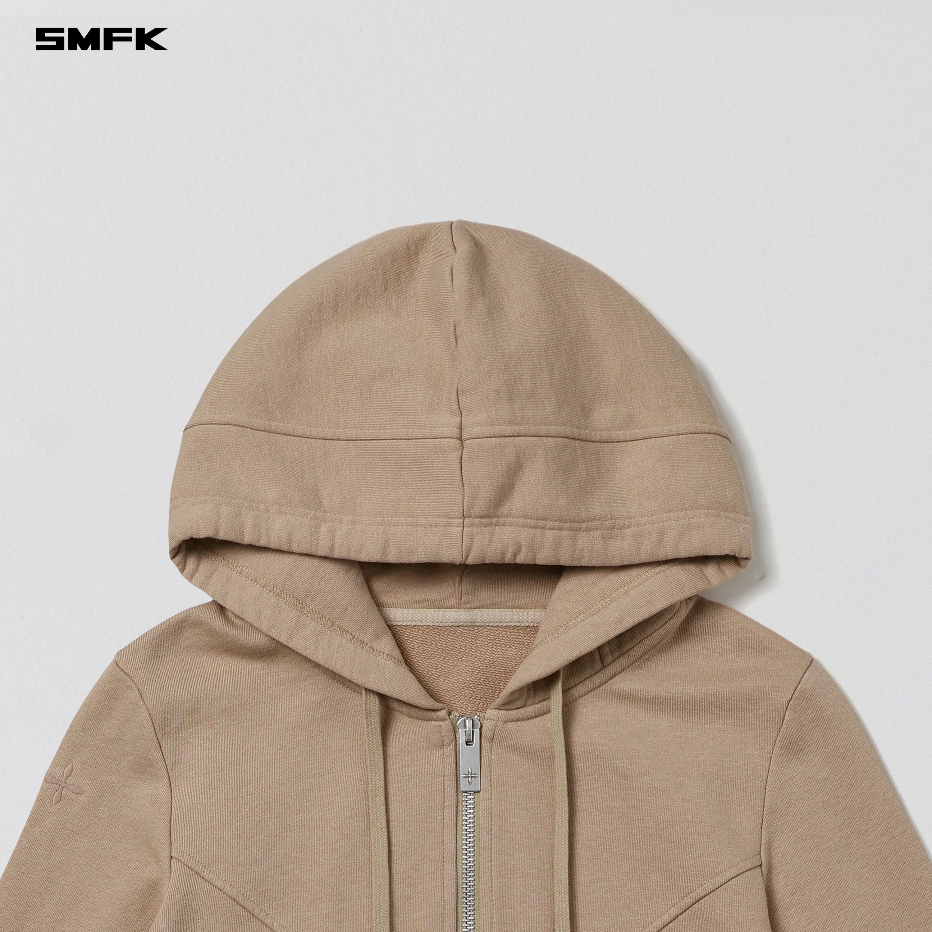 PERMANENT PRISM SLIM HOODIE/COTTON WOOL SILK FRESH SKIN