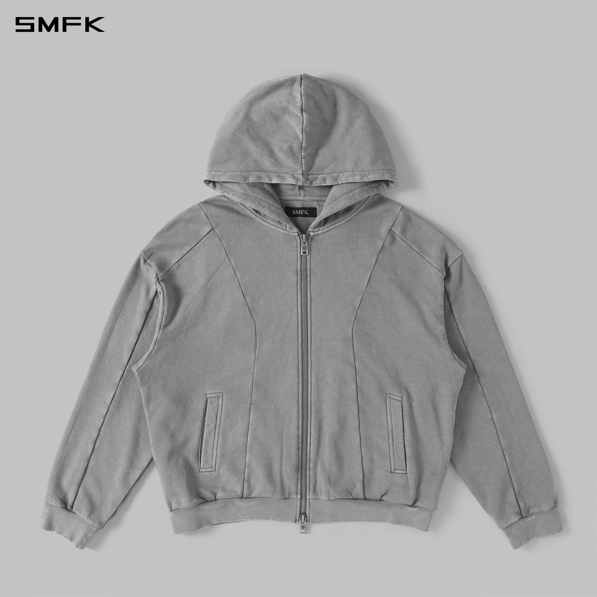 MYTH AEOLUS EVOLVE MASSIVE HOOD JACKET /COLD DYE/U COLD DYE GREY