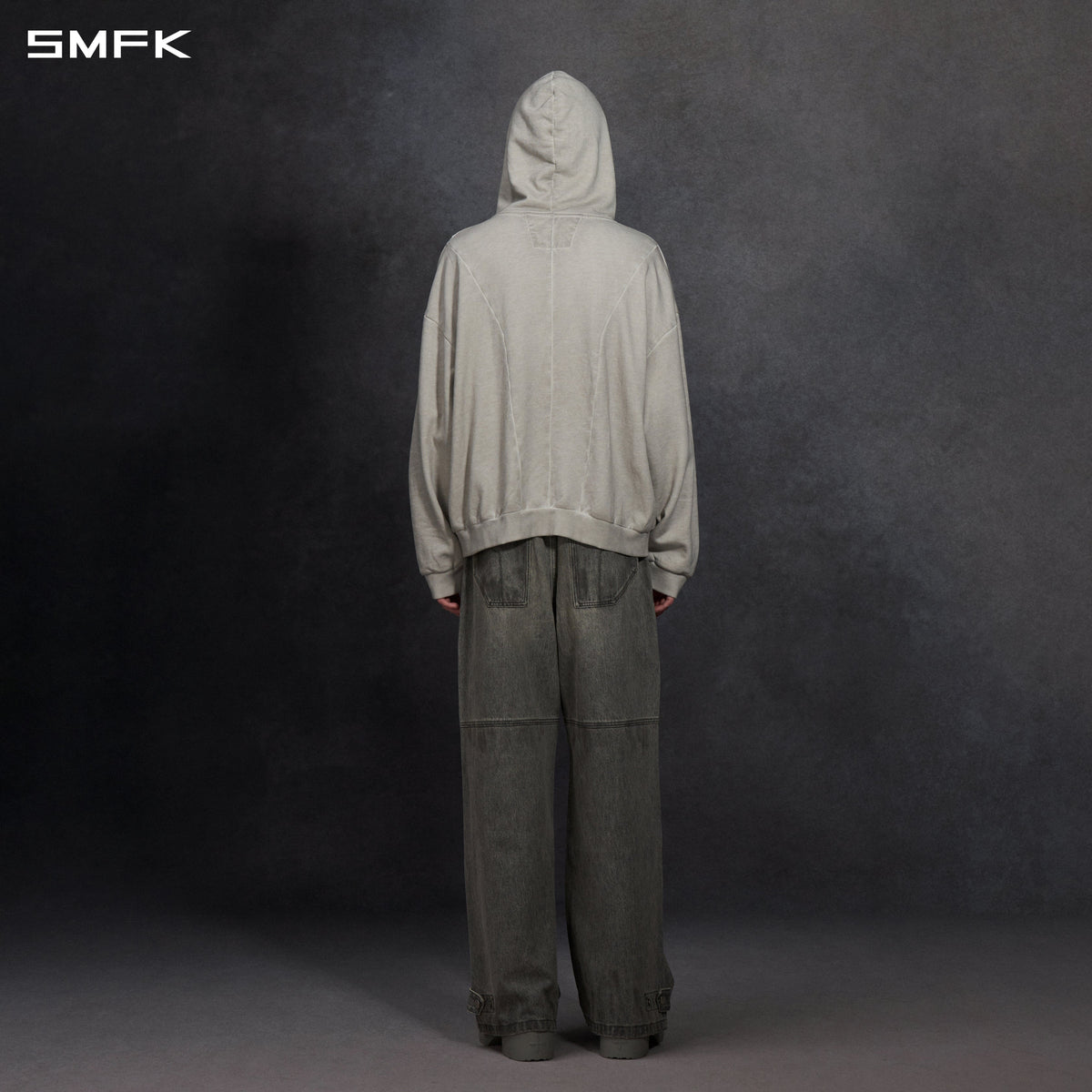 MYTH AEOLUS EVOLVE MASSIVE HOOD JACKET /COLD DYE/U CLOUD GREY