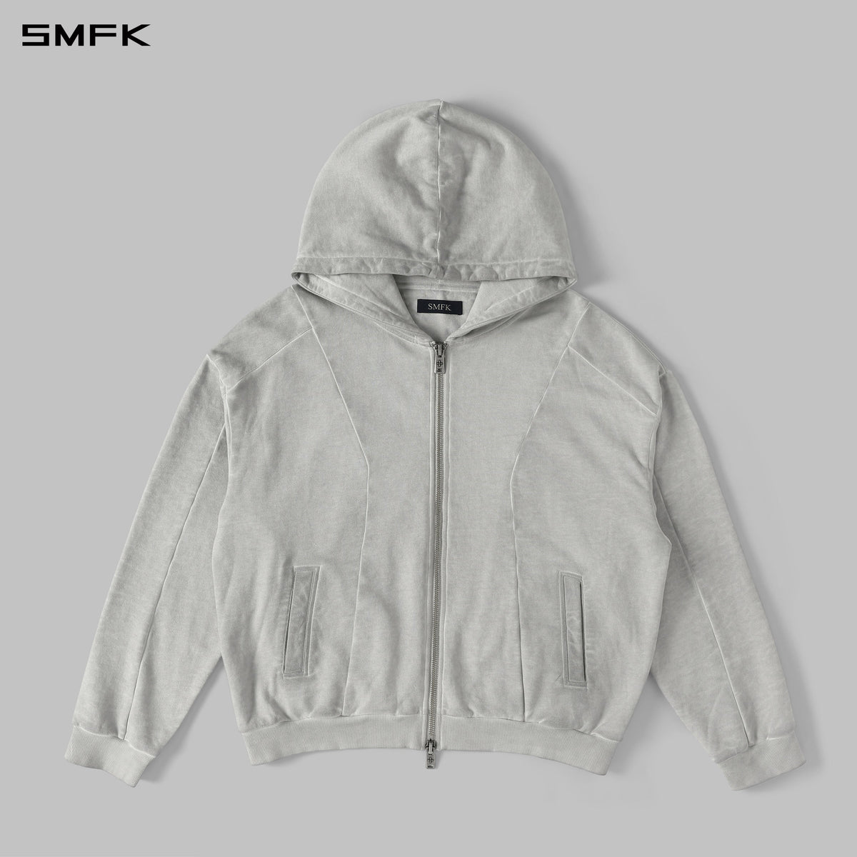 MYTH AEOLUS EVOLVE MASSIVE HOOD JACKET /COLD DYE/U CLOUD GREY