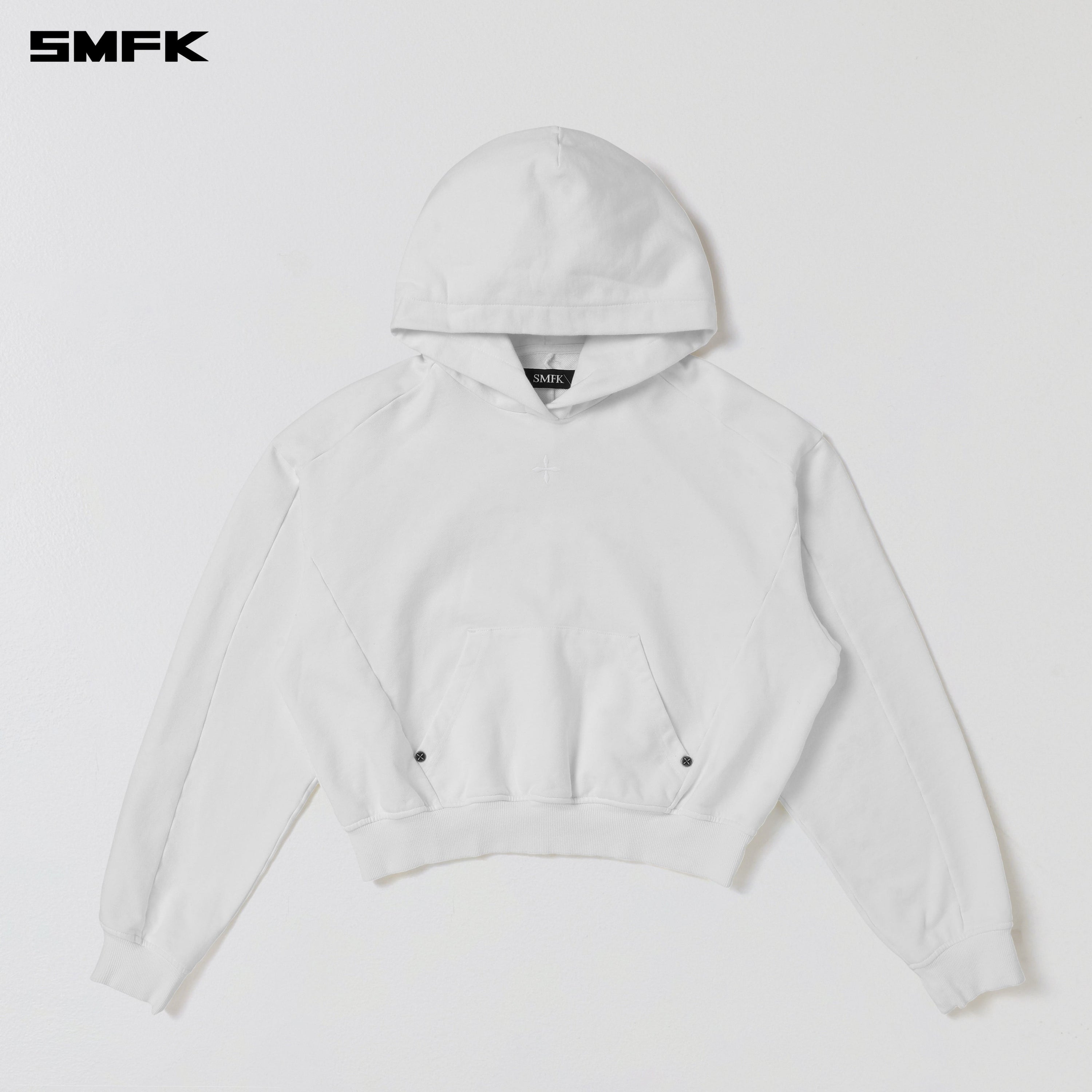 VINTAGE MUSE SPORTS SHORT HOODIE/COTTON CLOUD WHITE