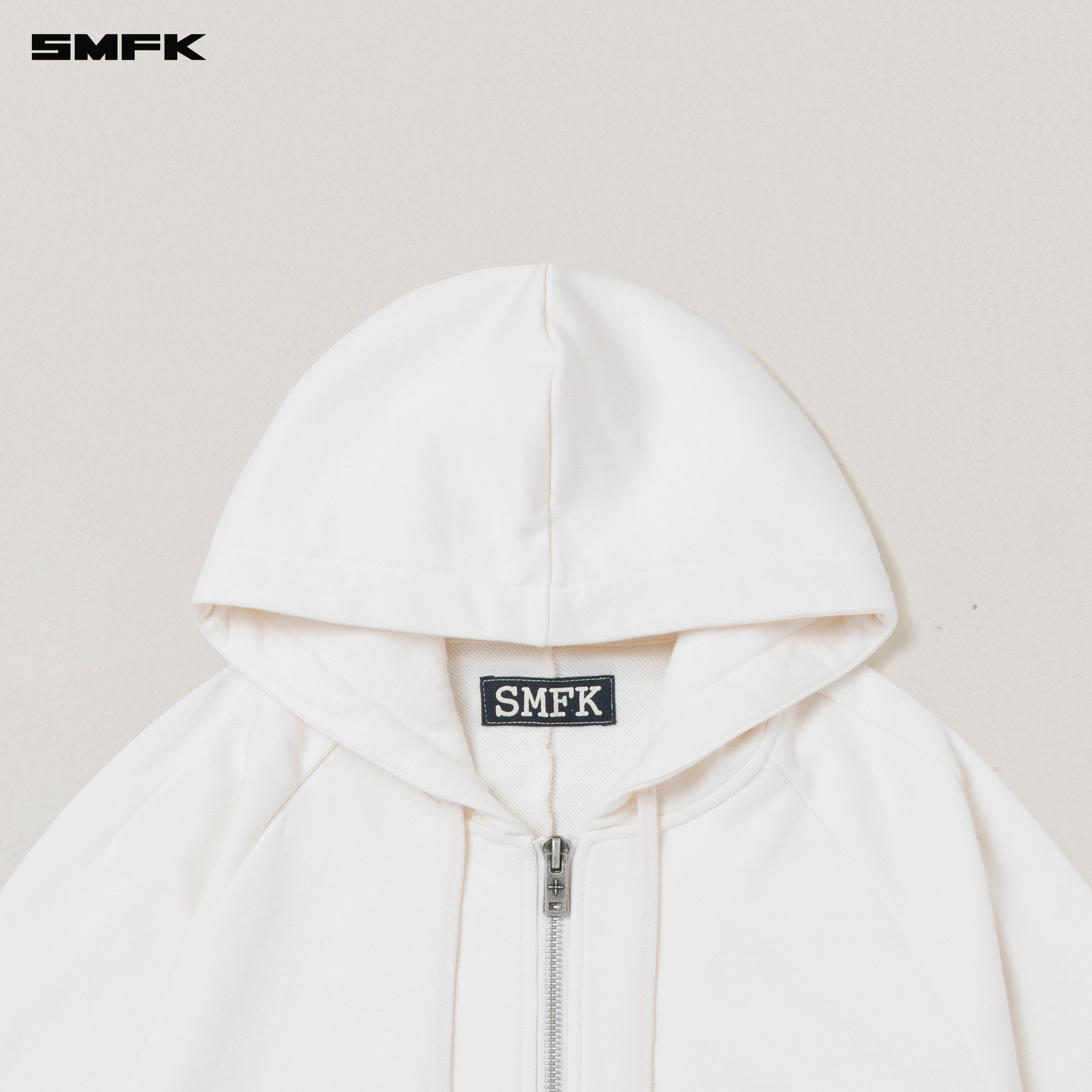 VINTAGE-SAVAGE SPORTS HOODIE SNOW MOUNTAIN WHITE