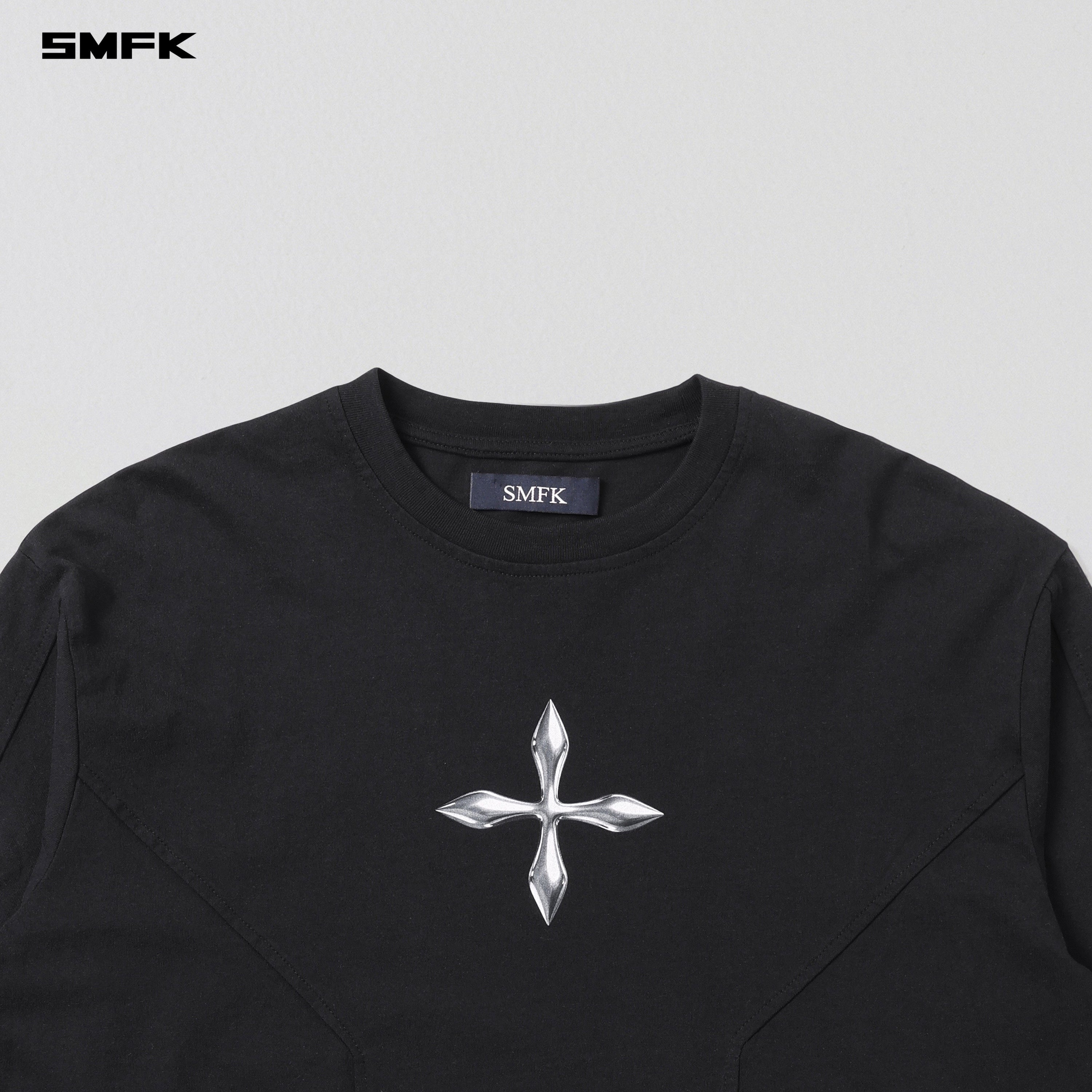 FUTURE REFLECTION PULLOVER/WOOL COTTON WILD BLACK