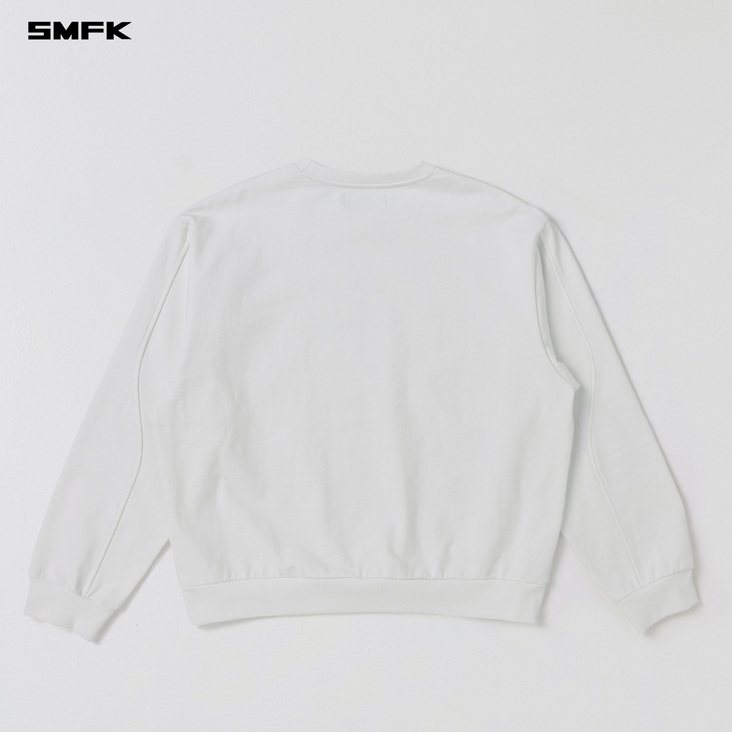 FUTURE REFLECTION MASSIVE PULLOVER/COTTON WOOL CLOUD WHITE