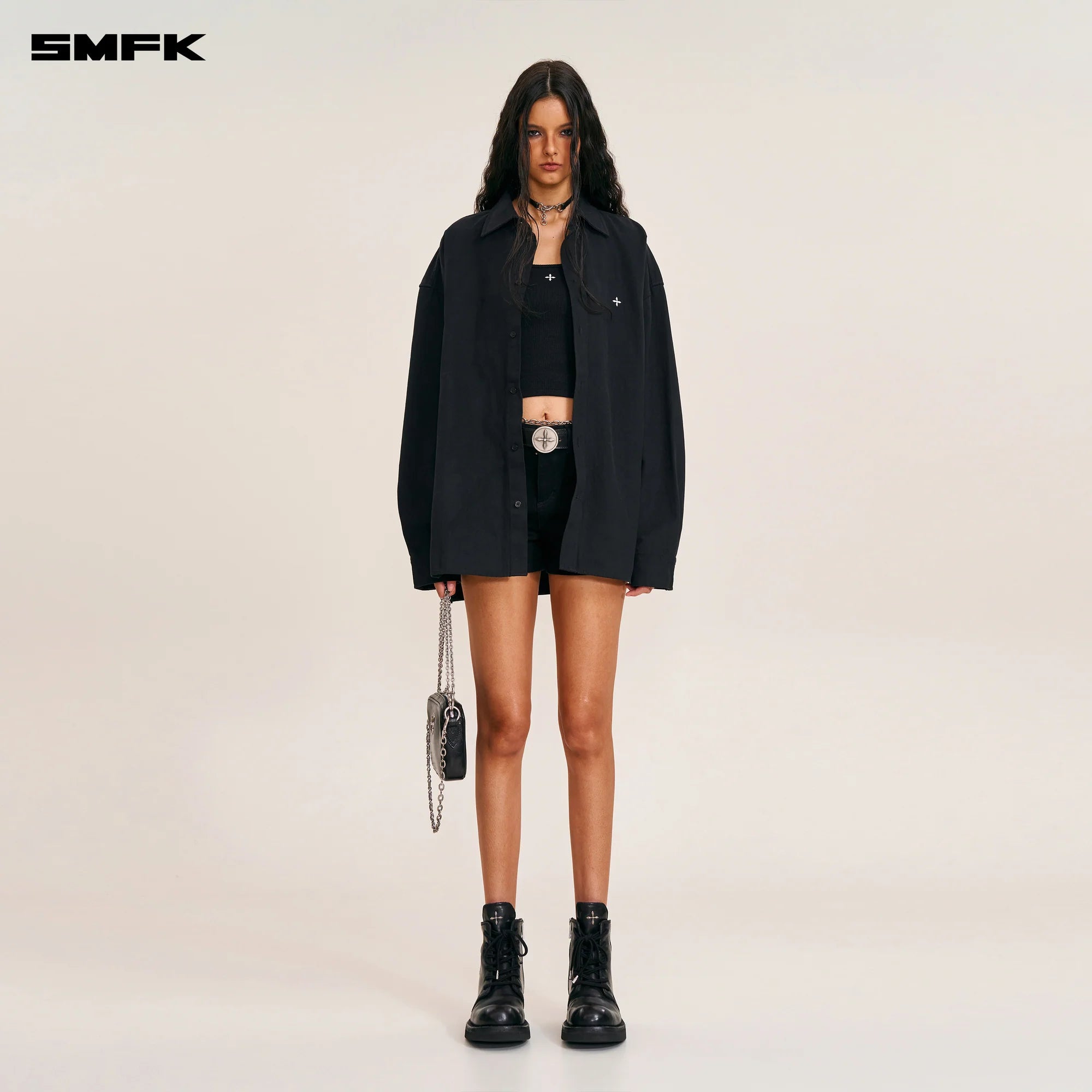 COMPASS GIANT SHIRT WILD BLACK