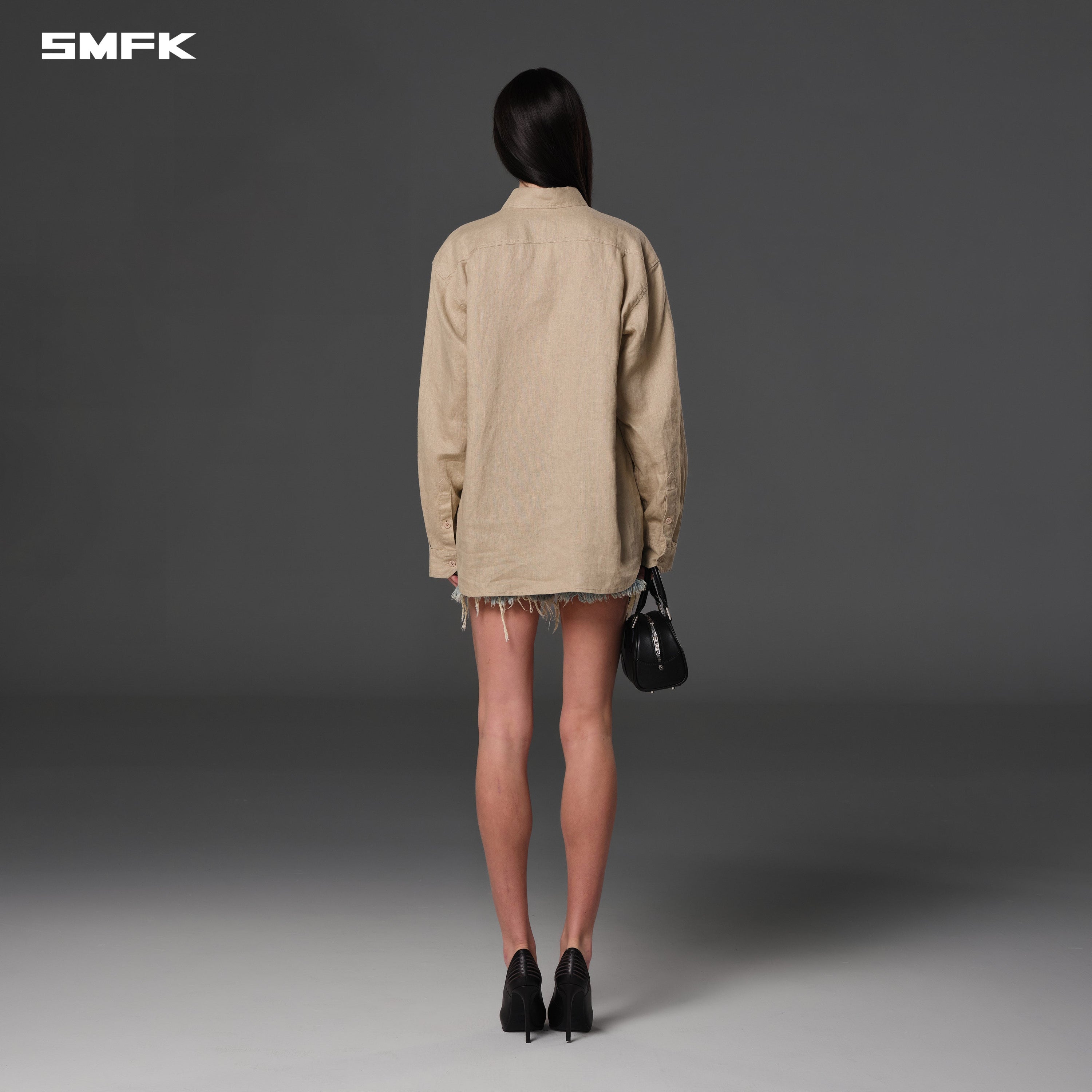 COMPASS ROVE SHIRT/LINEN SAND